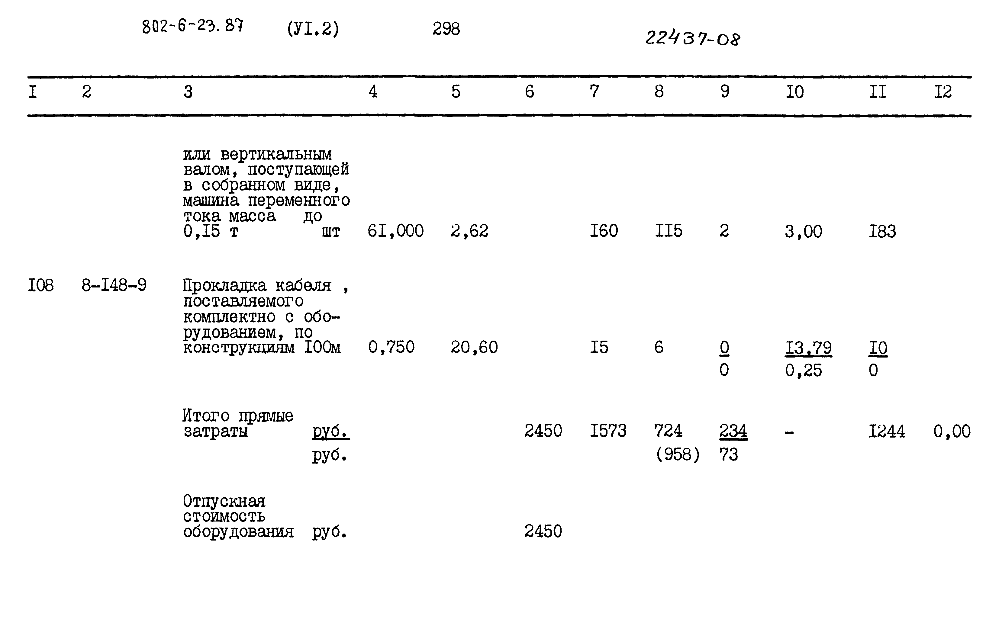 Типовой проект 802-6-23.87