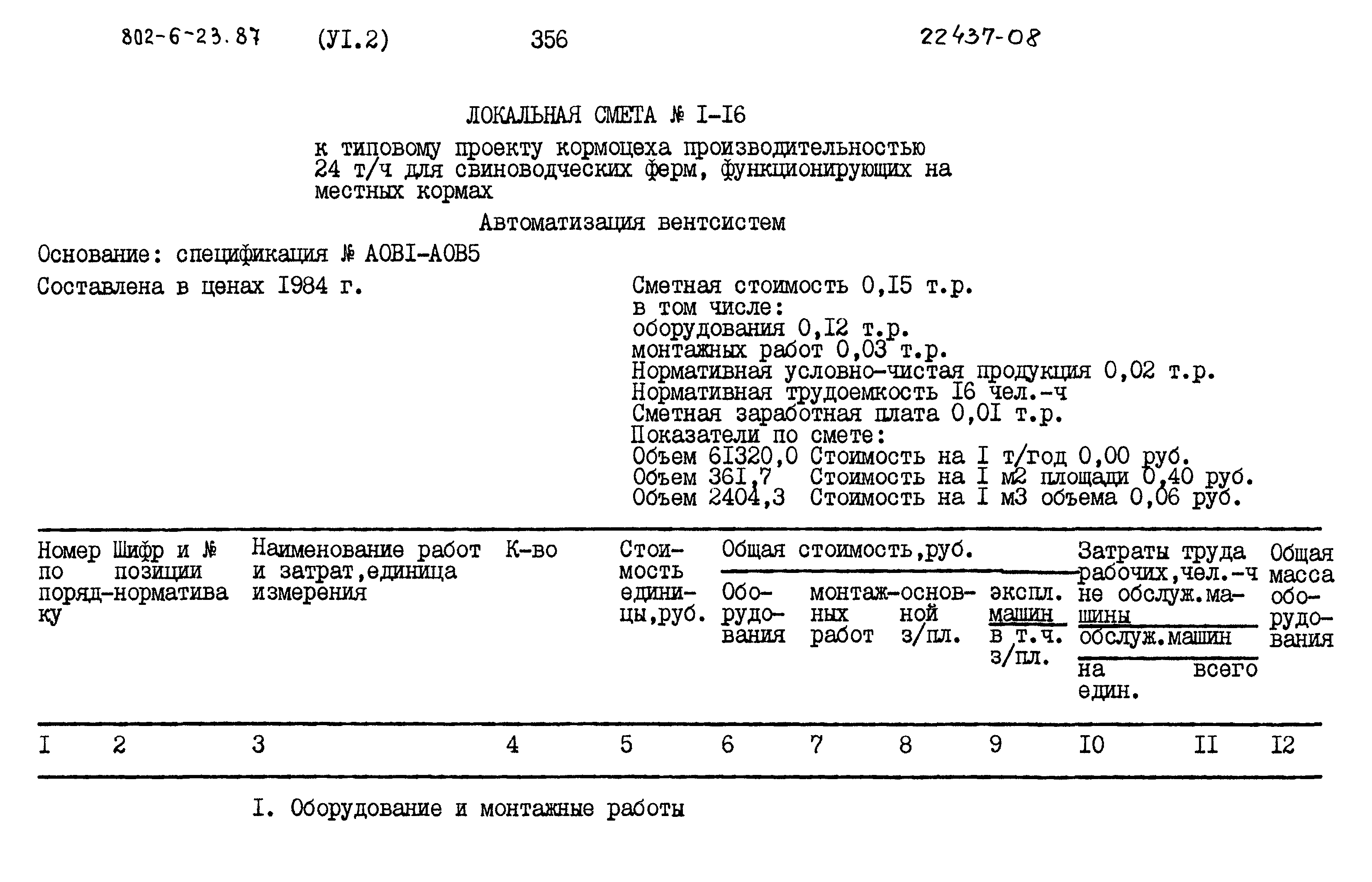 Типовой проект 802-6-23.87
