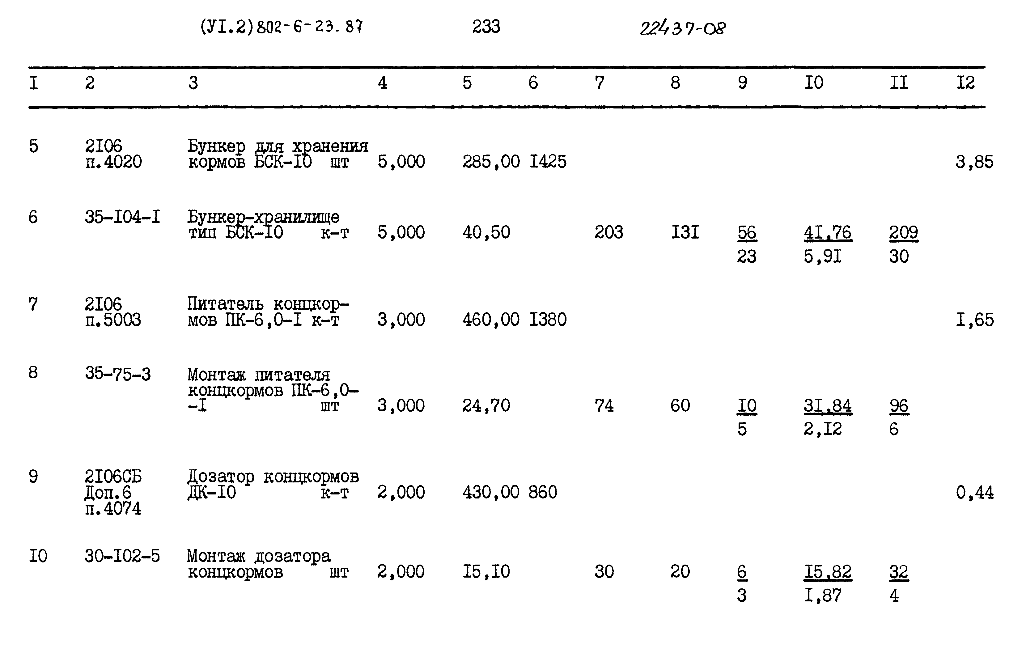 Типовой проект 802-6-23.87