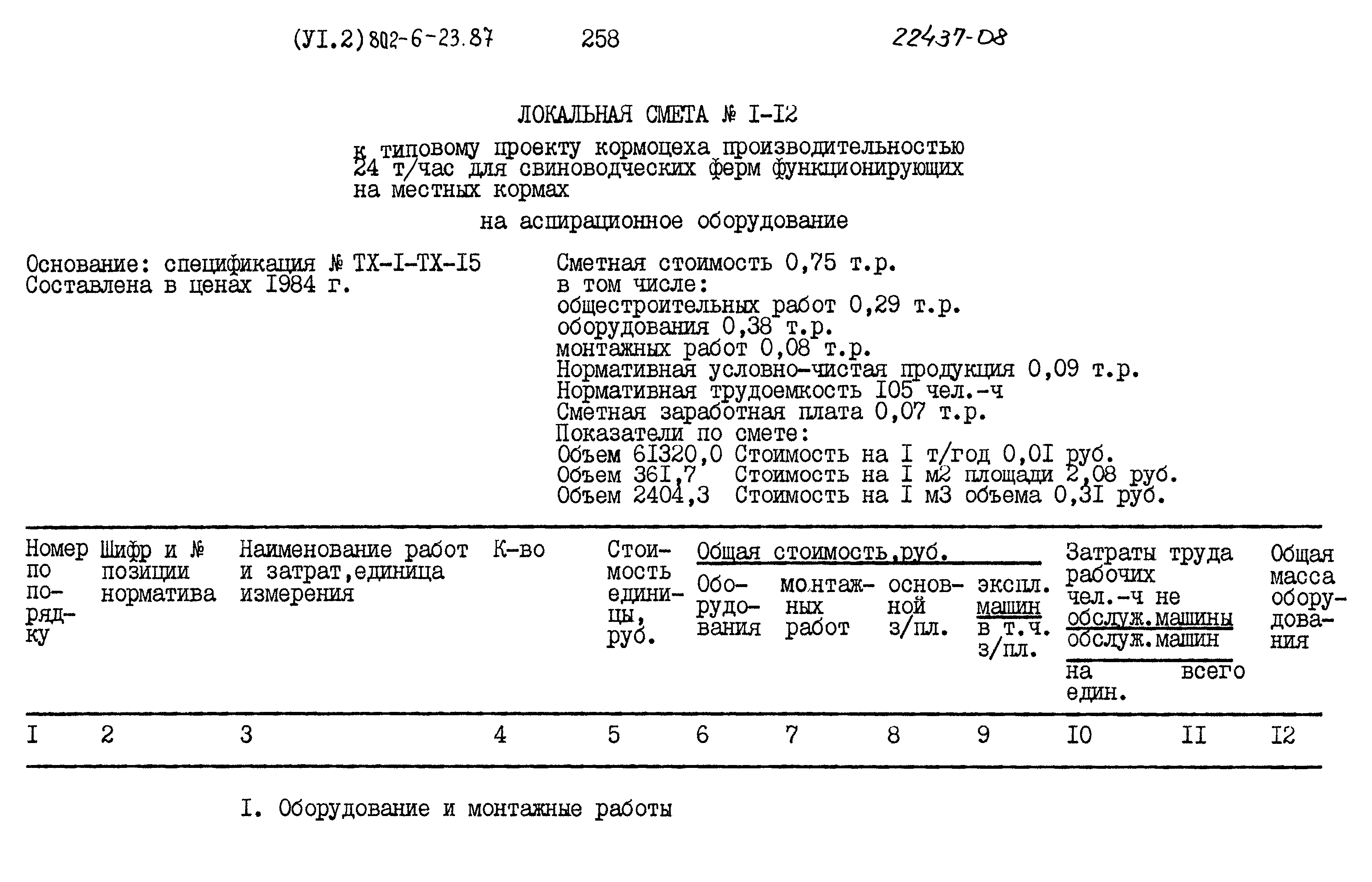 Типовой проект 802-6-23.87