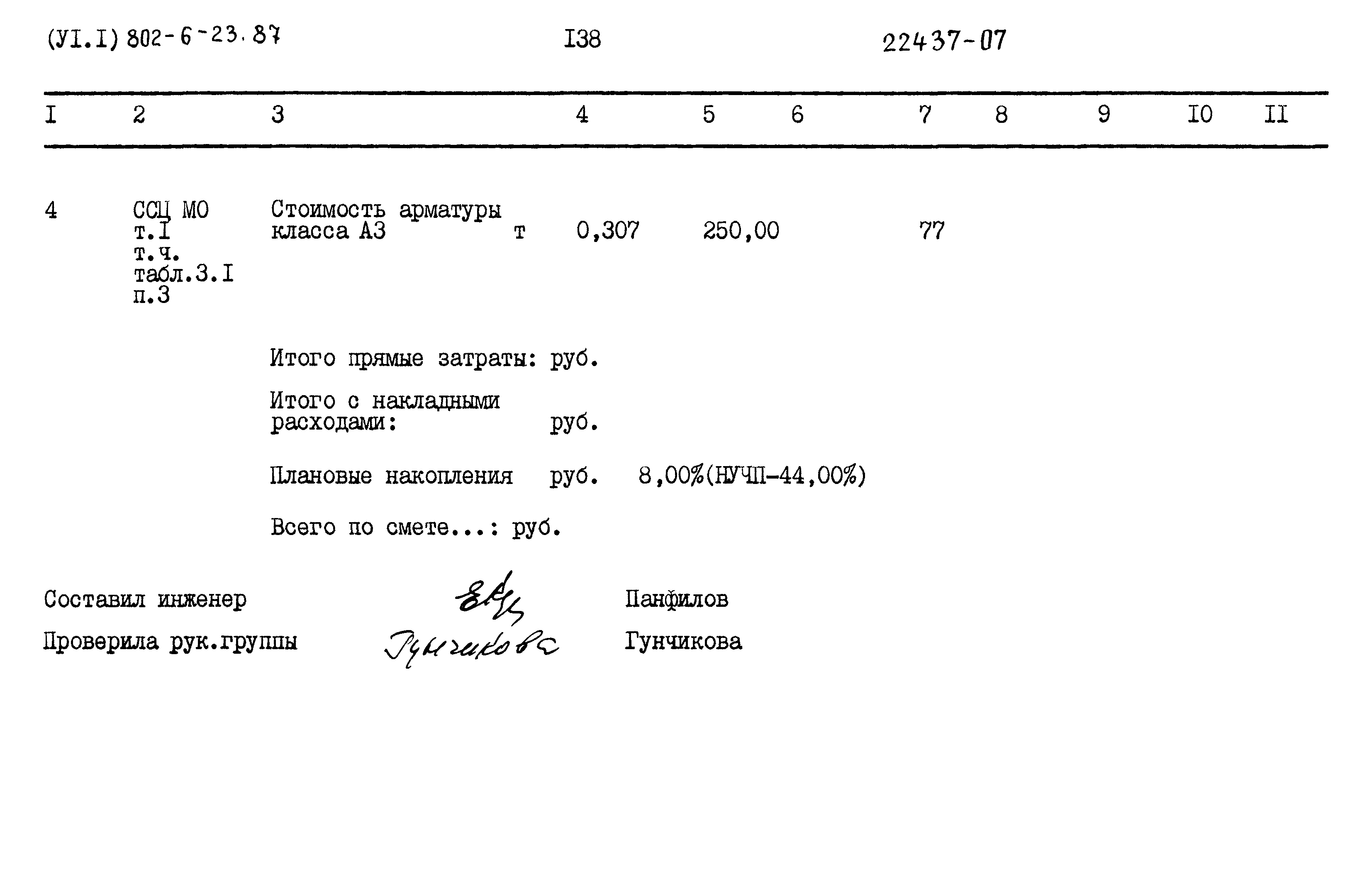 Типовой проект 802-6-23.87
