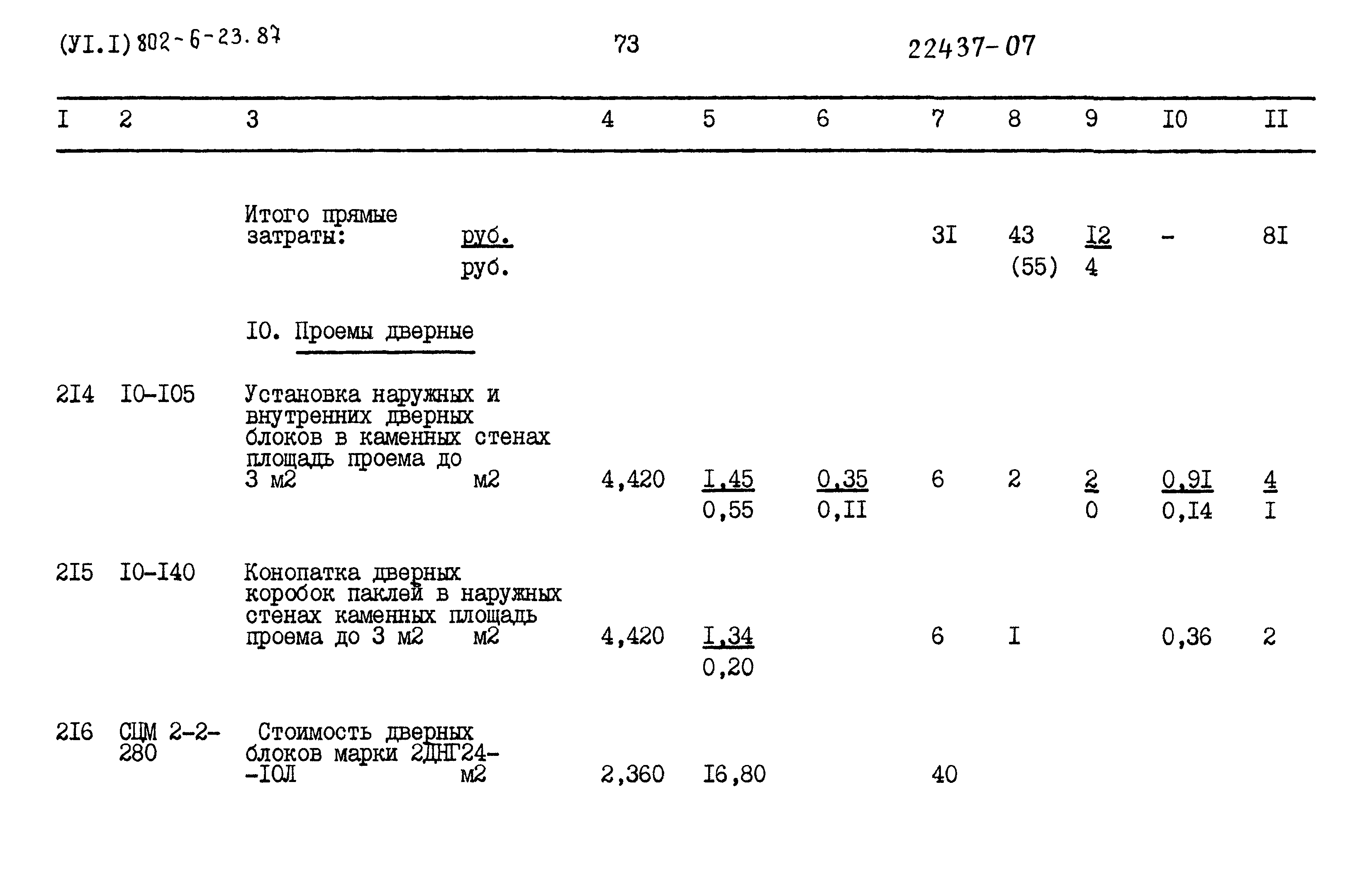 Типовой проект 802-6-23.87