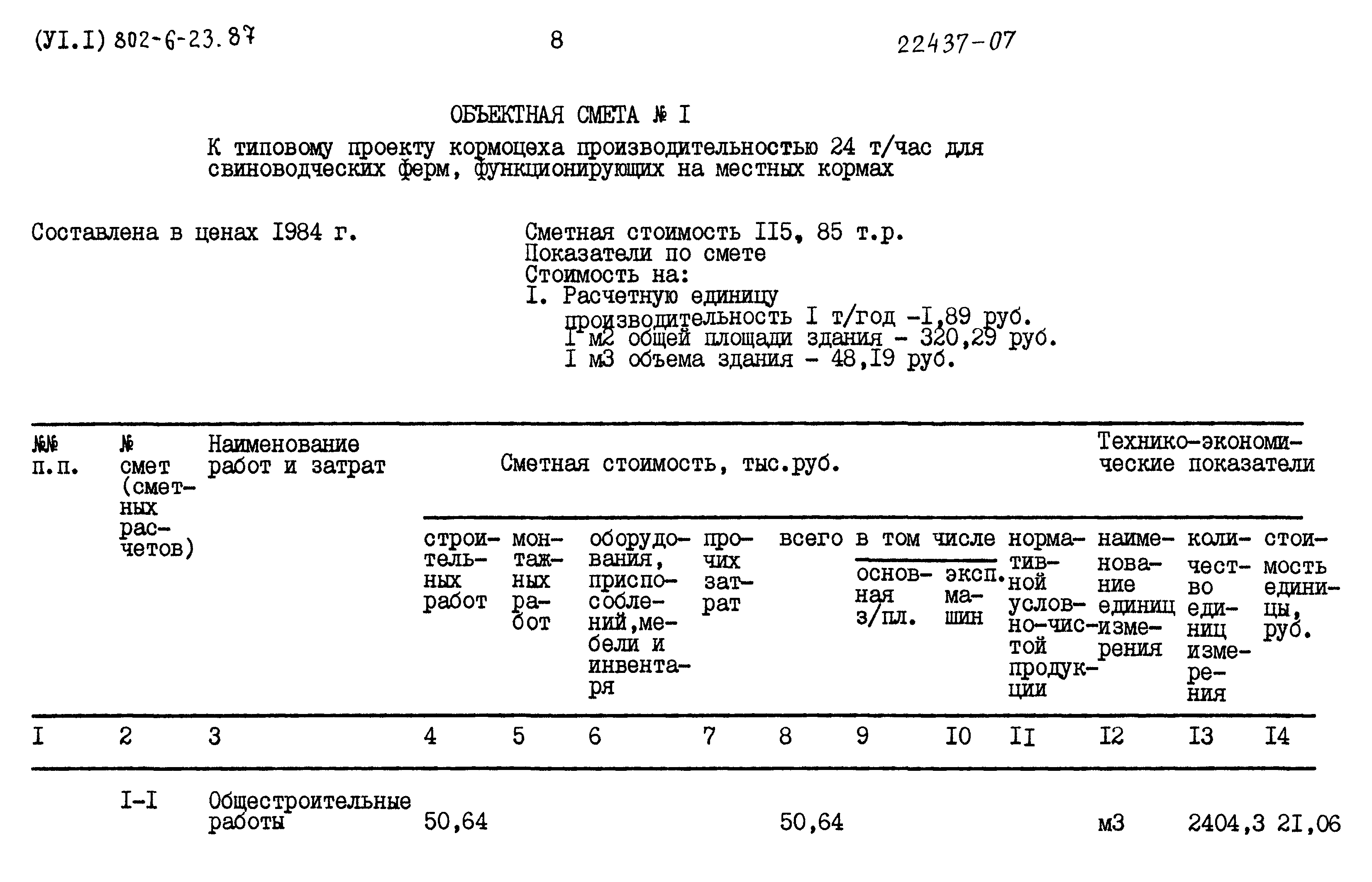 Типовой проект 802-6-23.87