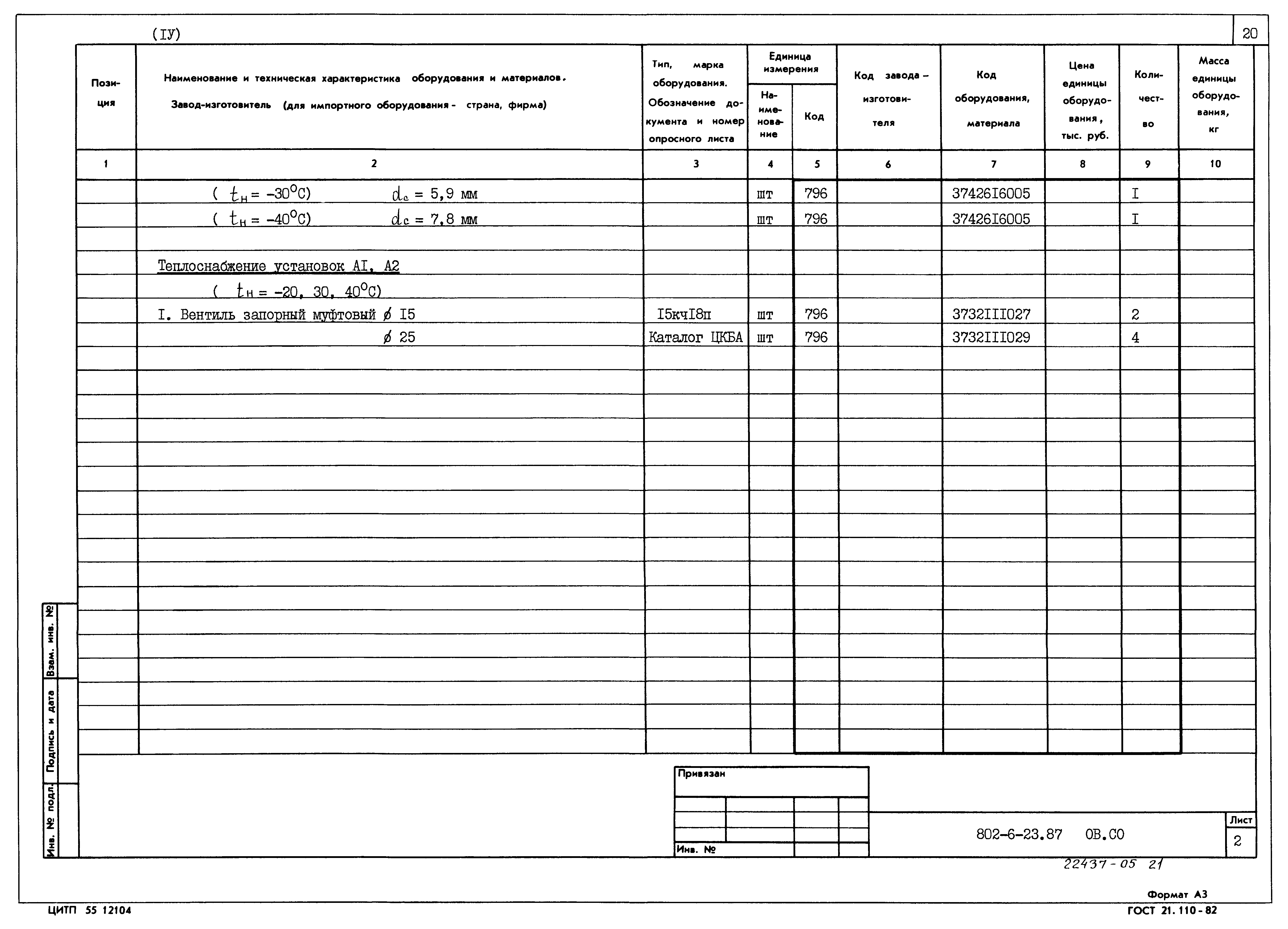 Типовой проект 802-6-23.87