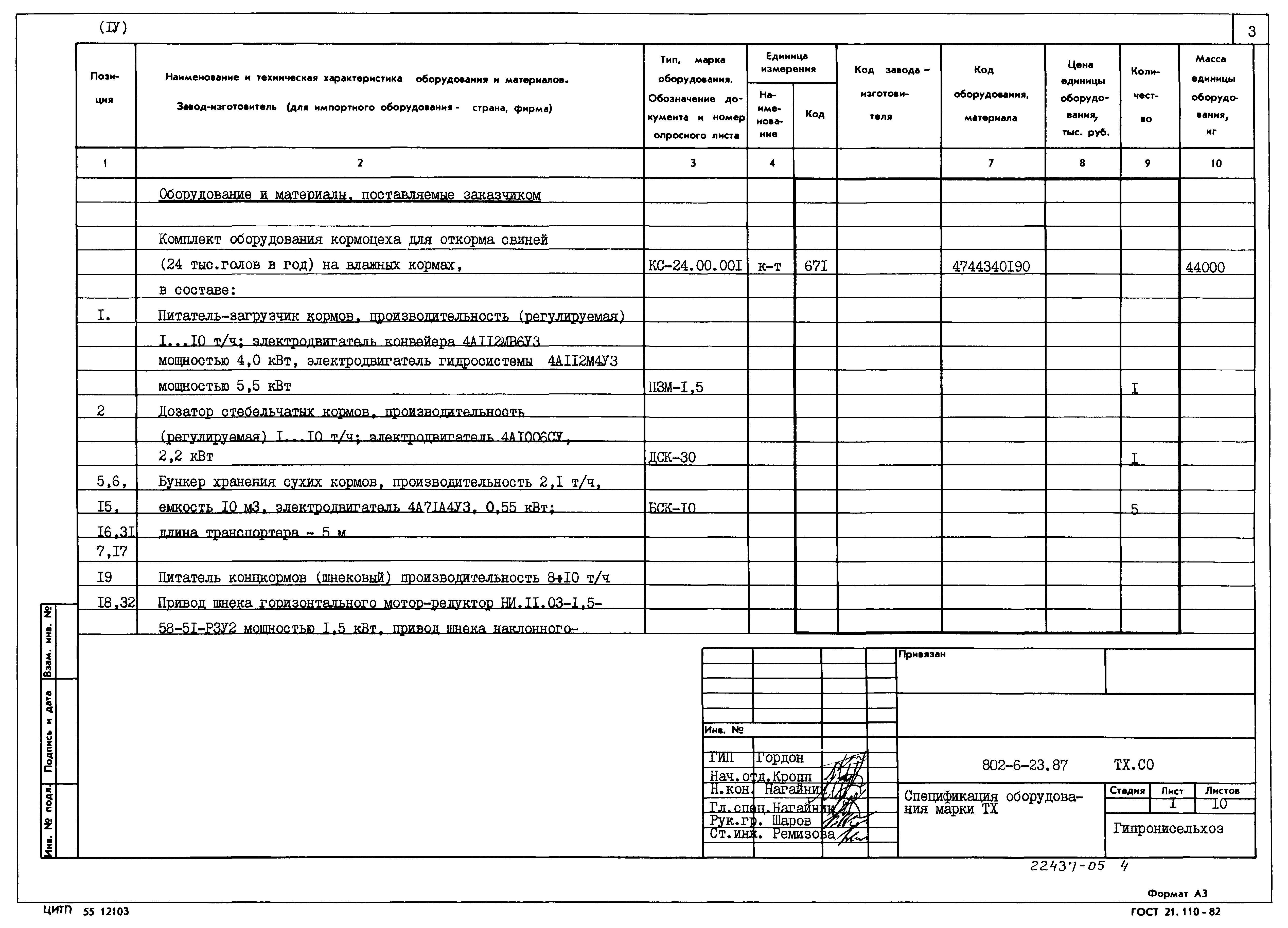 Типовой проект 802-6-23.87