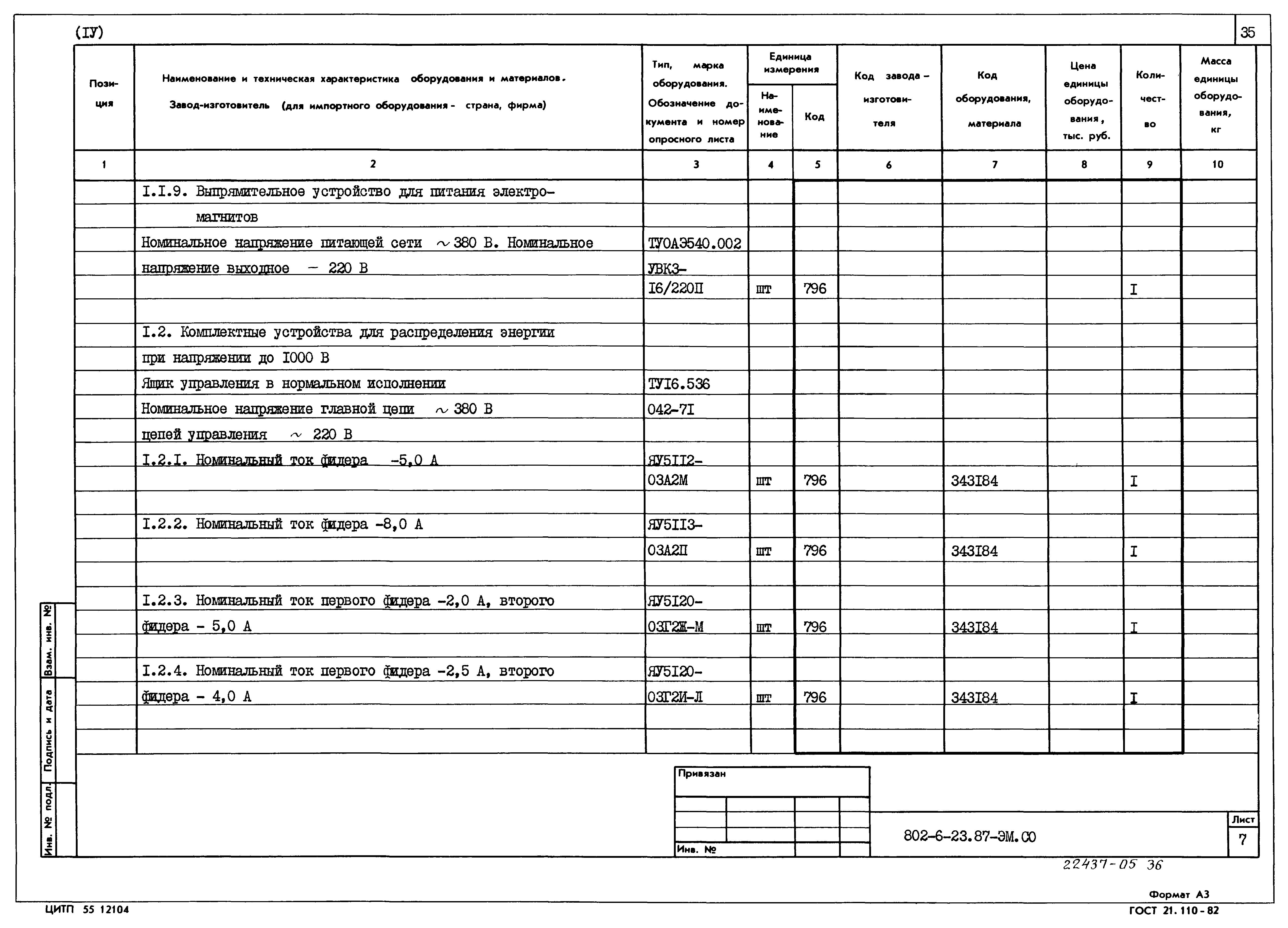 Типовой проект 802-6-23.87