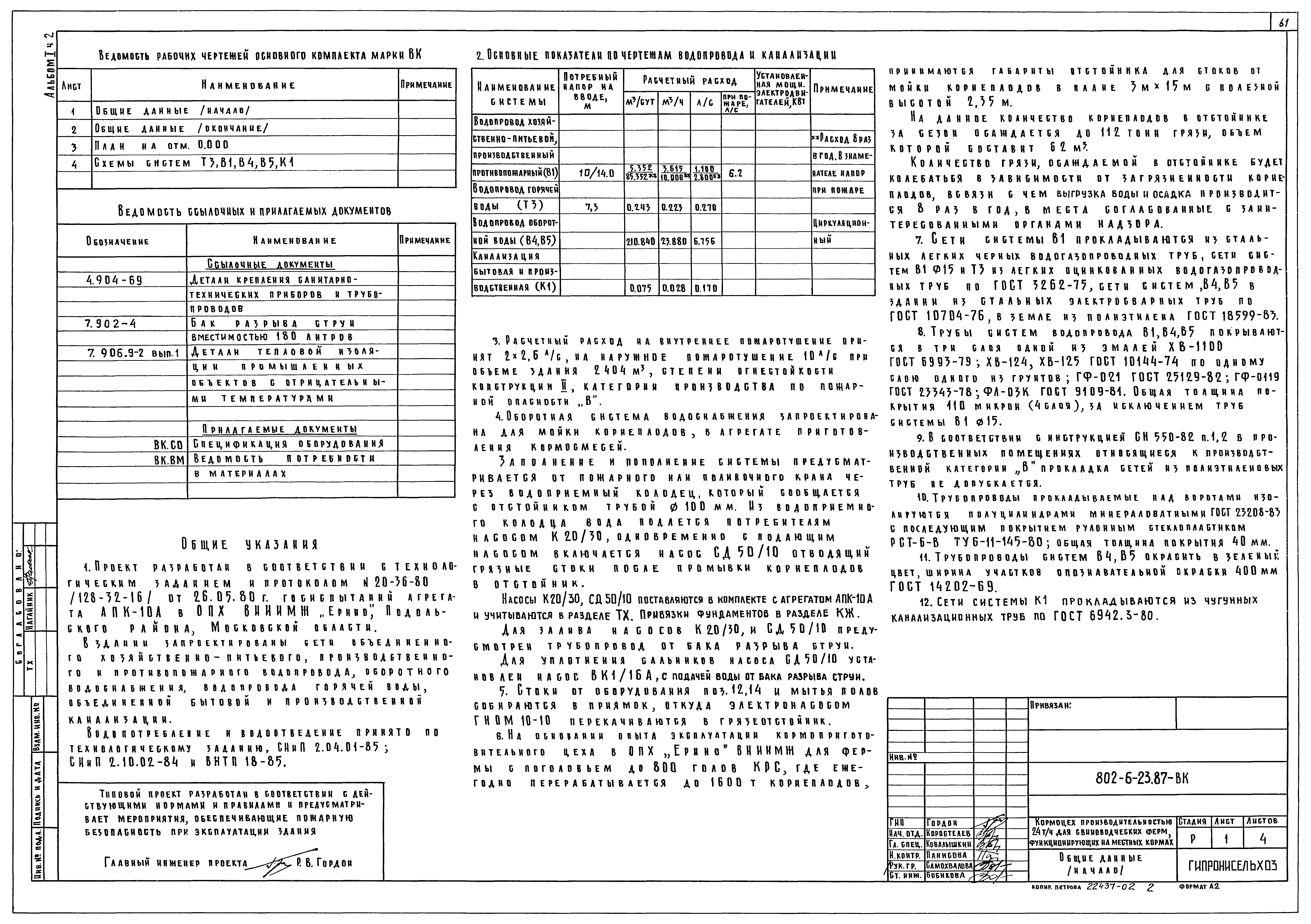Типовой проект 802-6-23.87