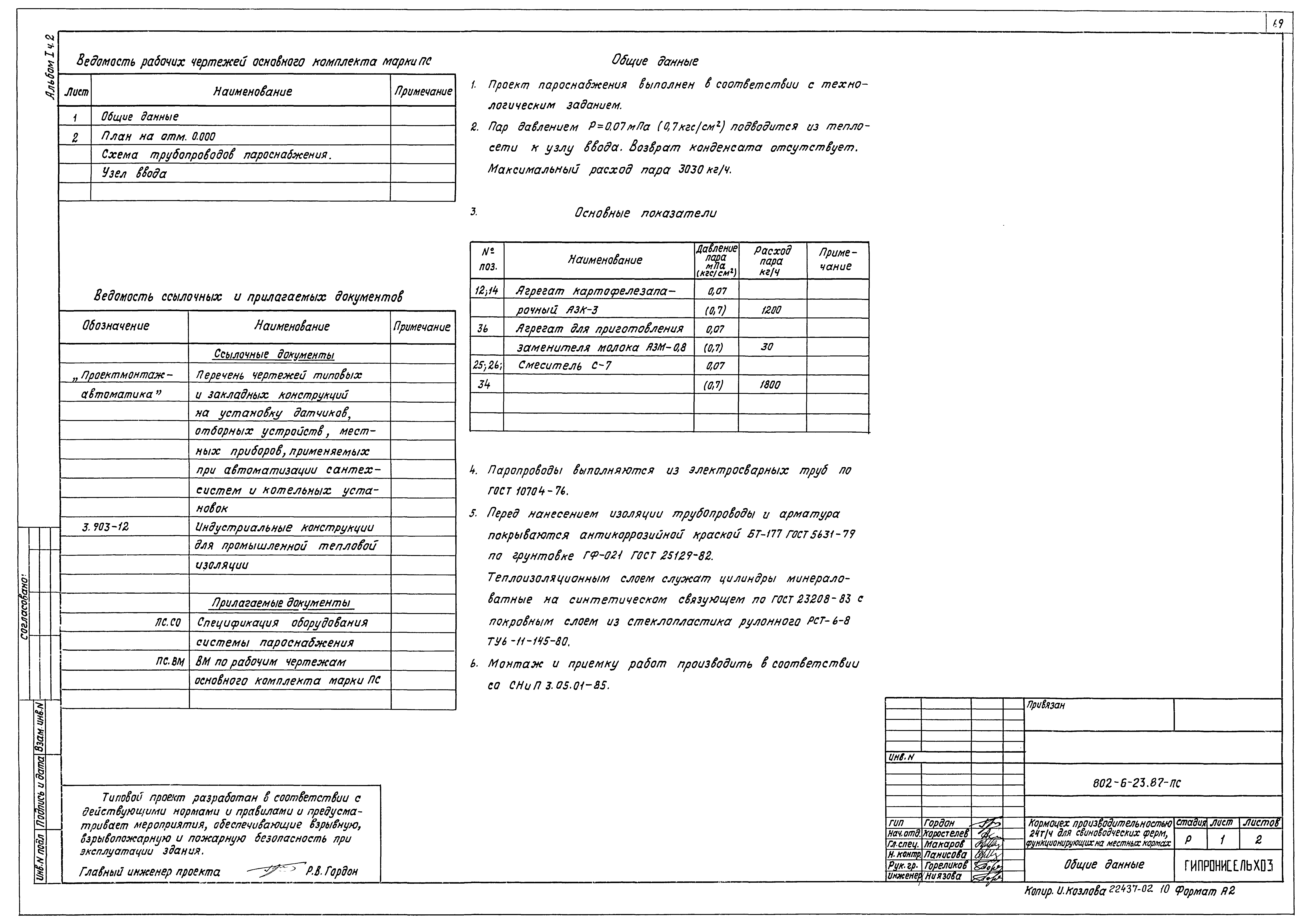 Типовой проект 802-6-23.87