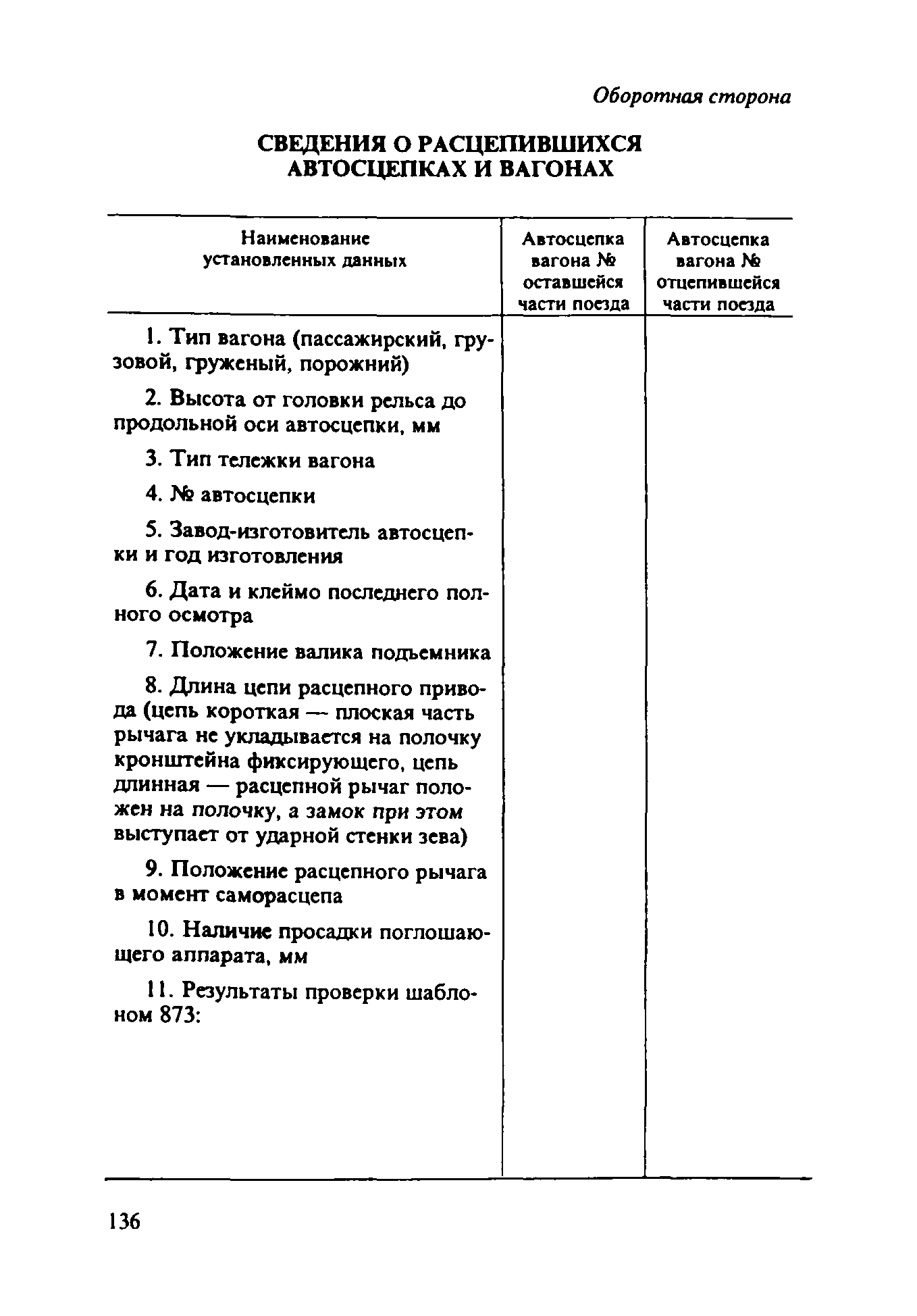 Инструкция ЦВ-ВНИИЖТ-494