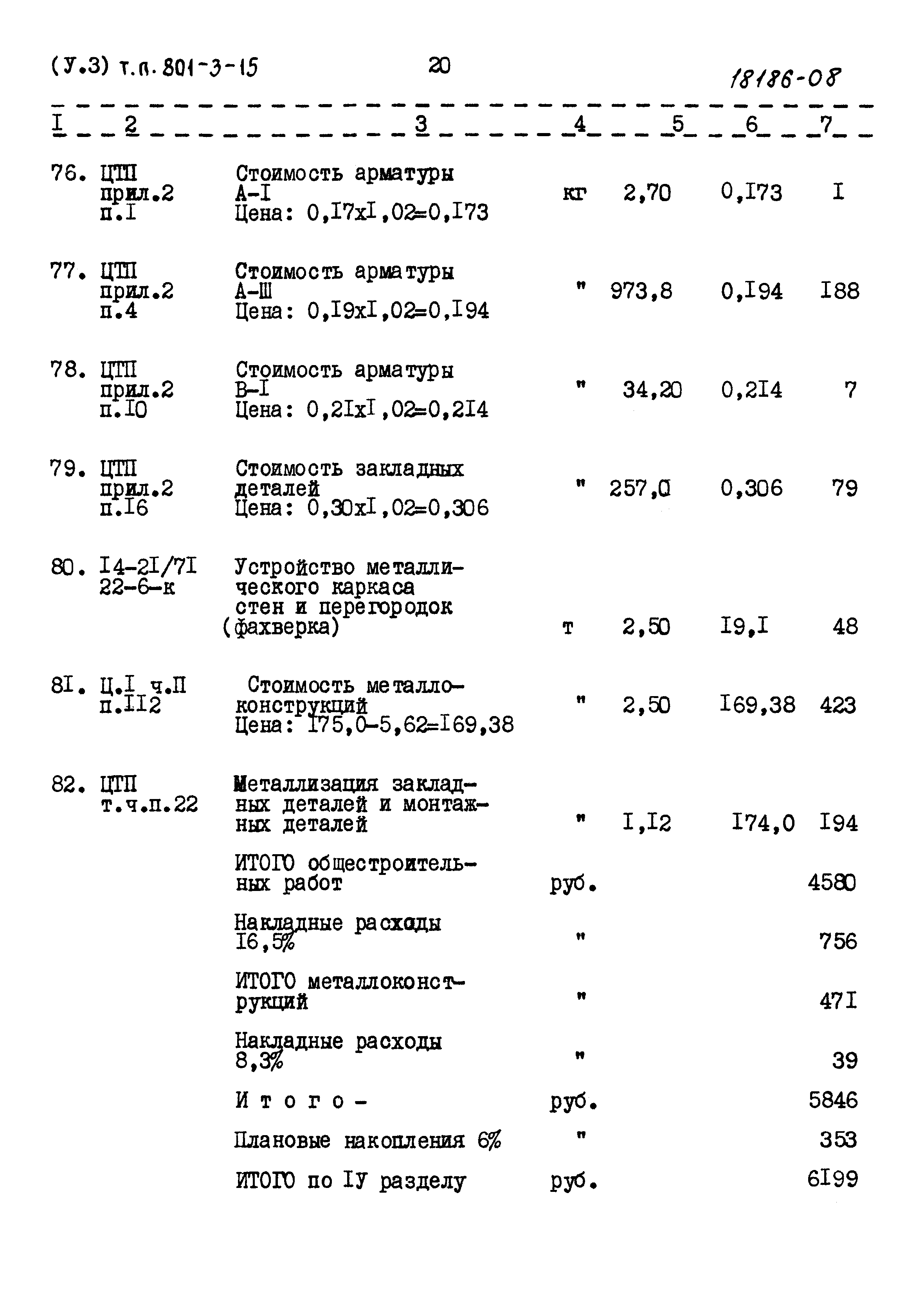 Типовой проект 801-3-15