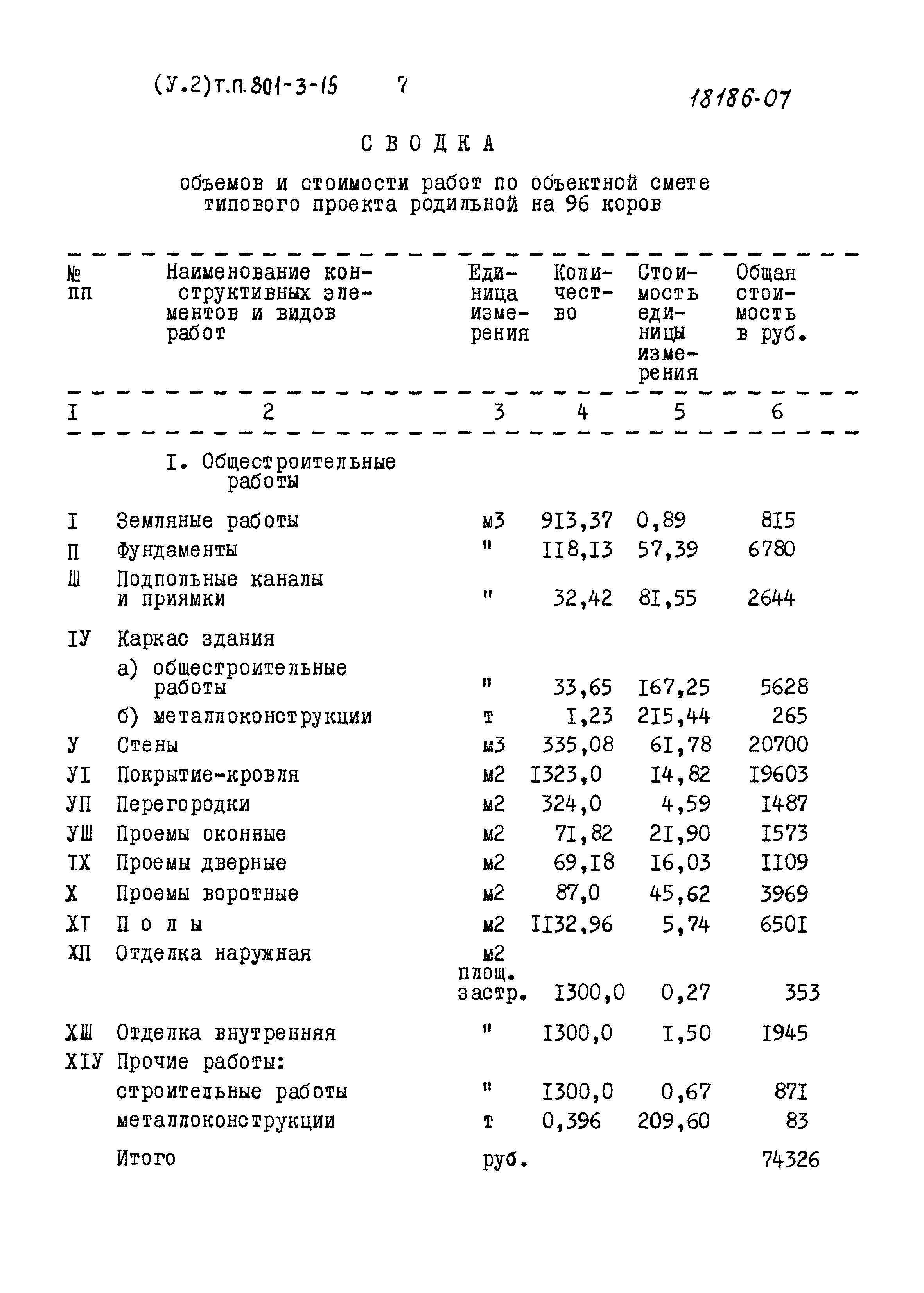 Типовой проект 801-3-15