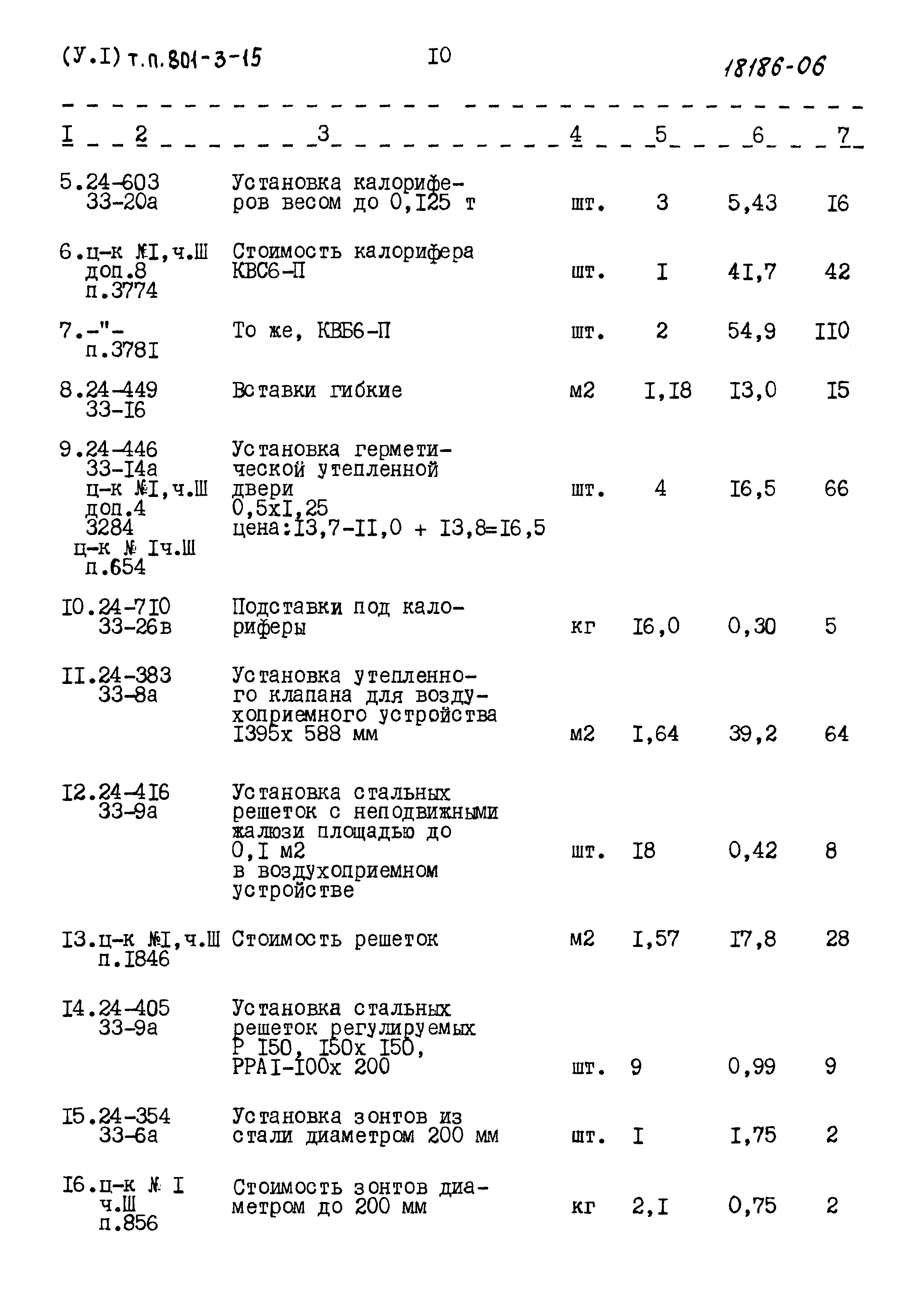 Типовой проект 801-3-15