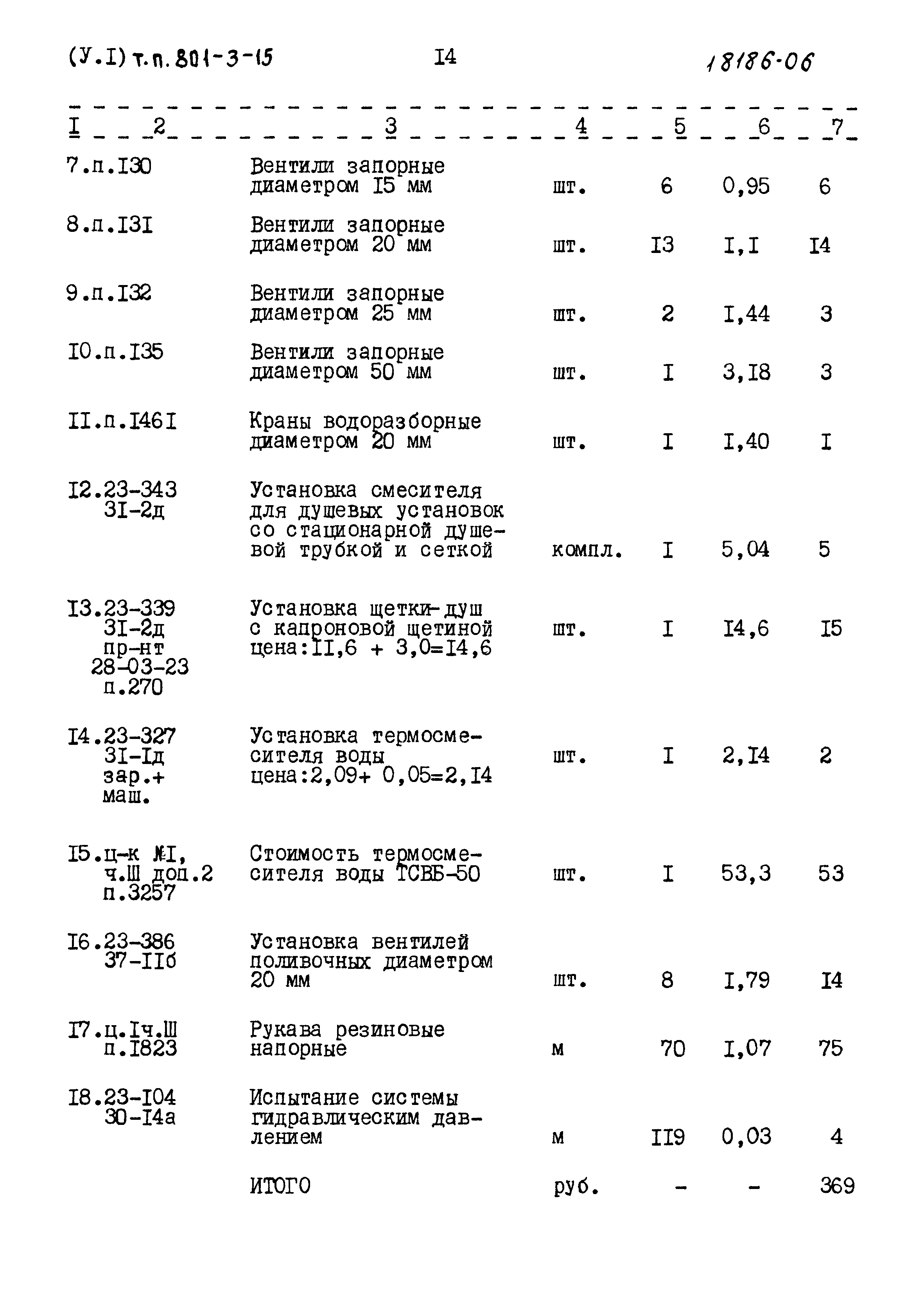 Типовой проект 801-3-15