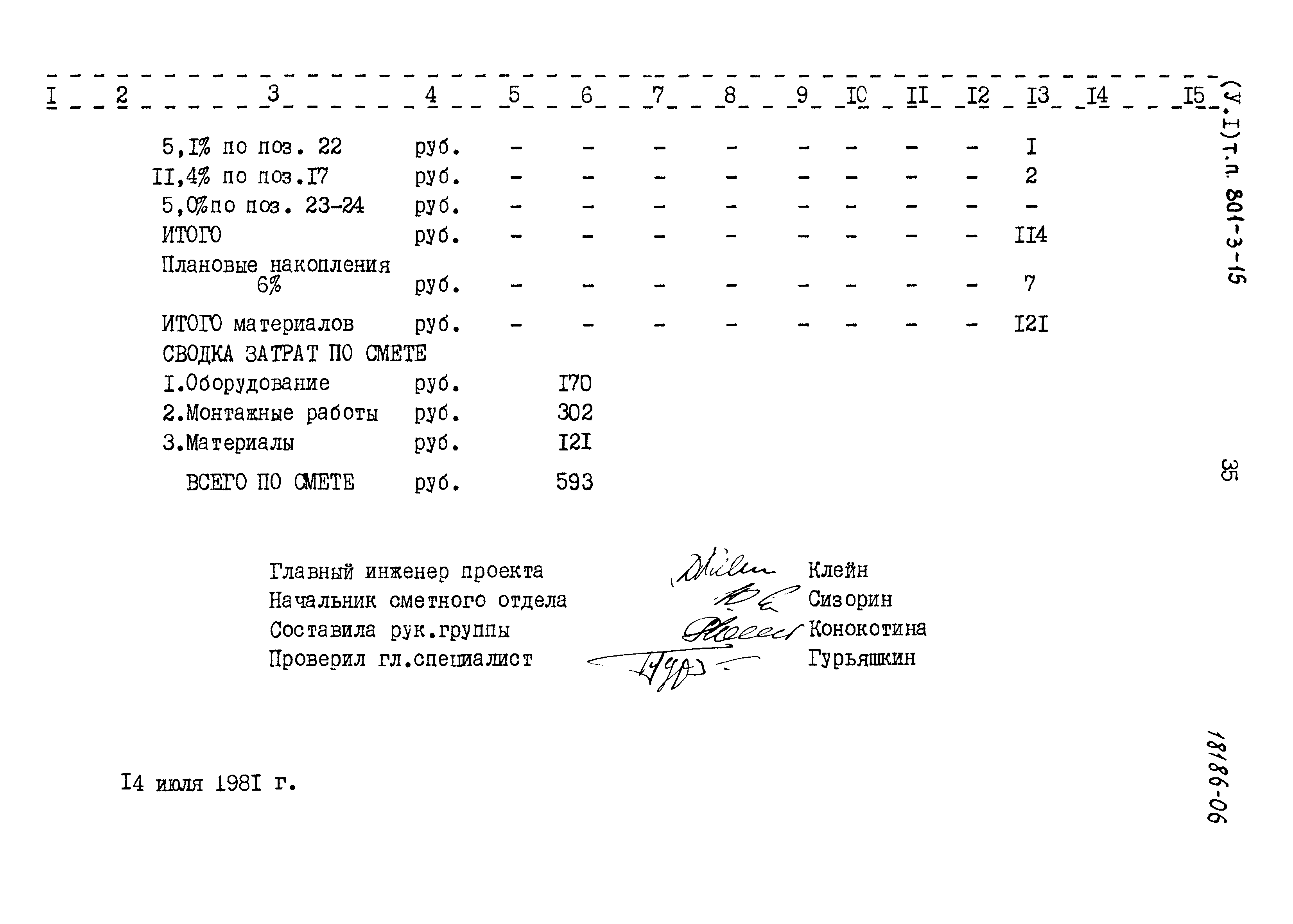 Типовой проект 801-3-15