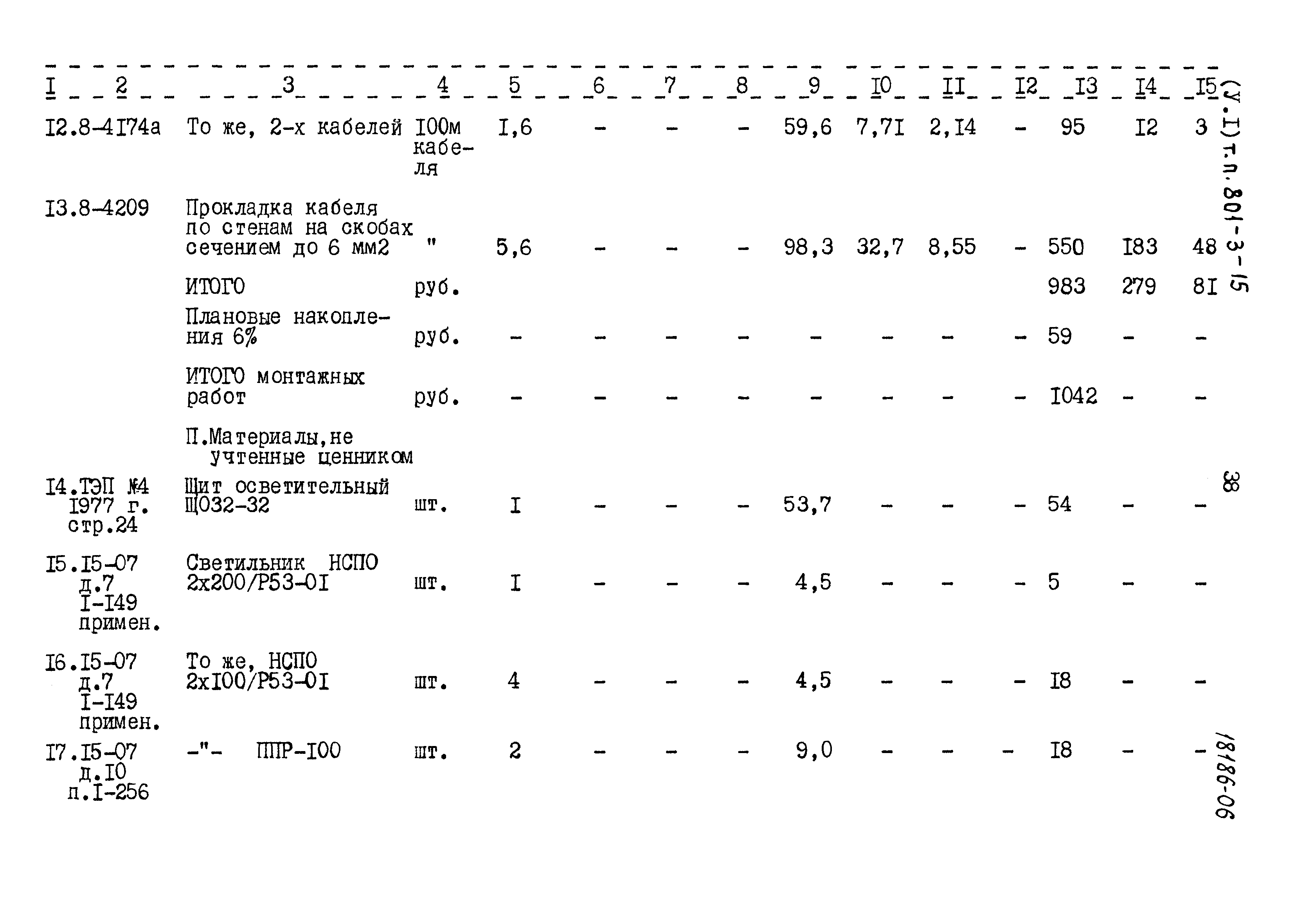 Типовой проект 801-3-15