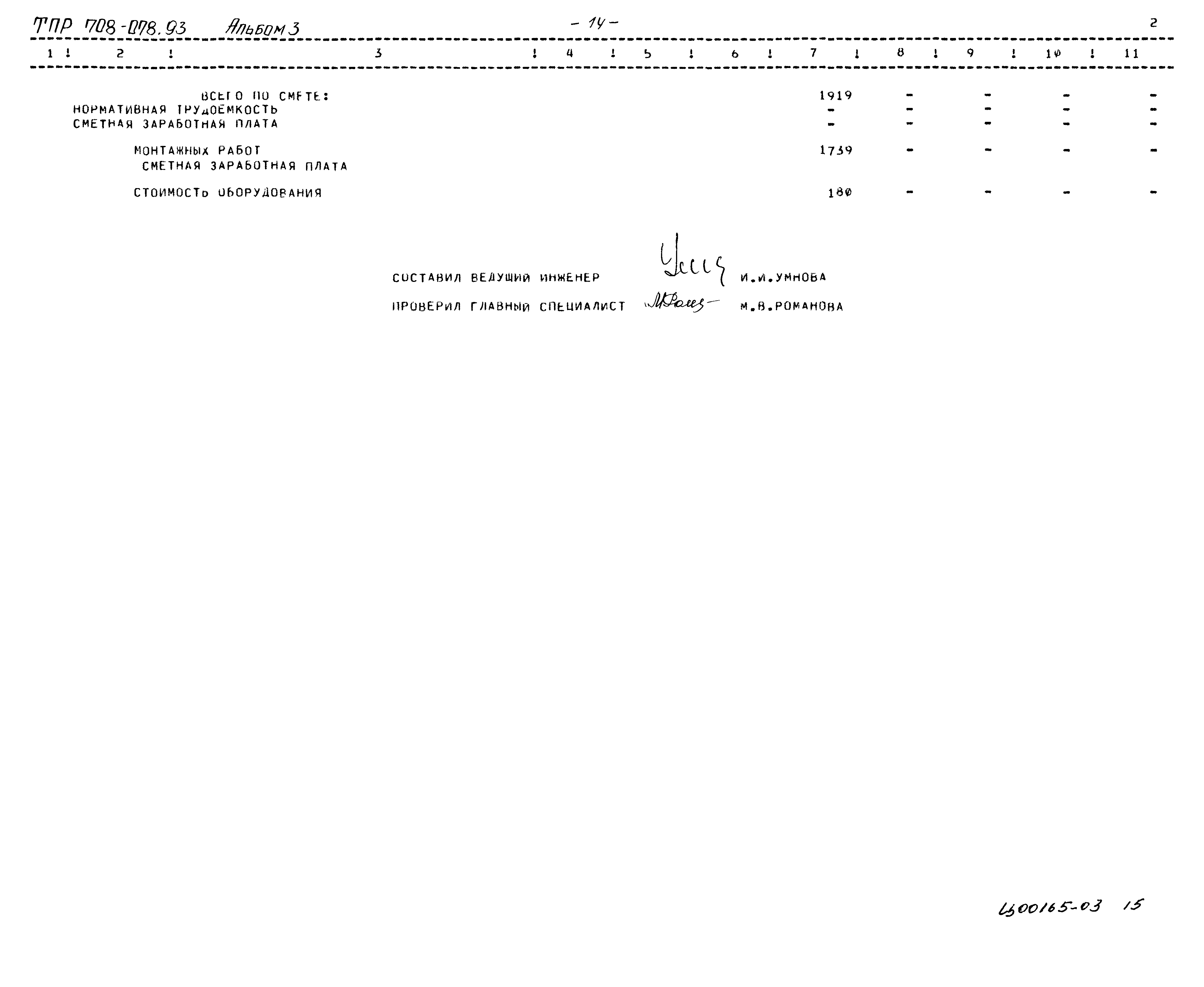 Типовые проектные решения 708-078.93
