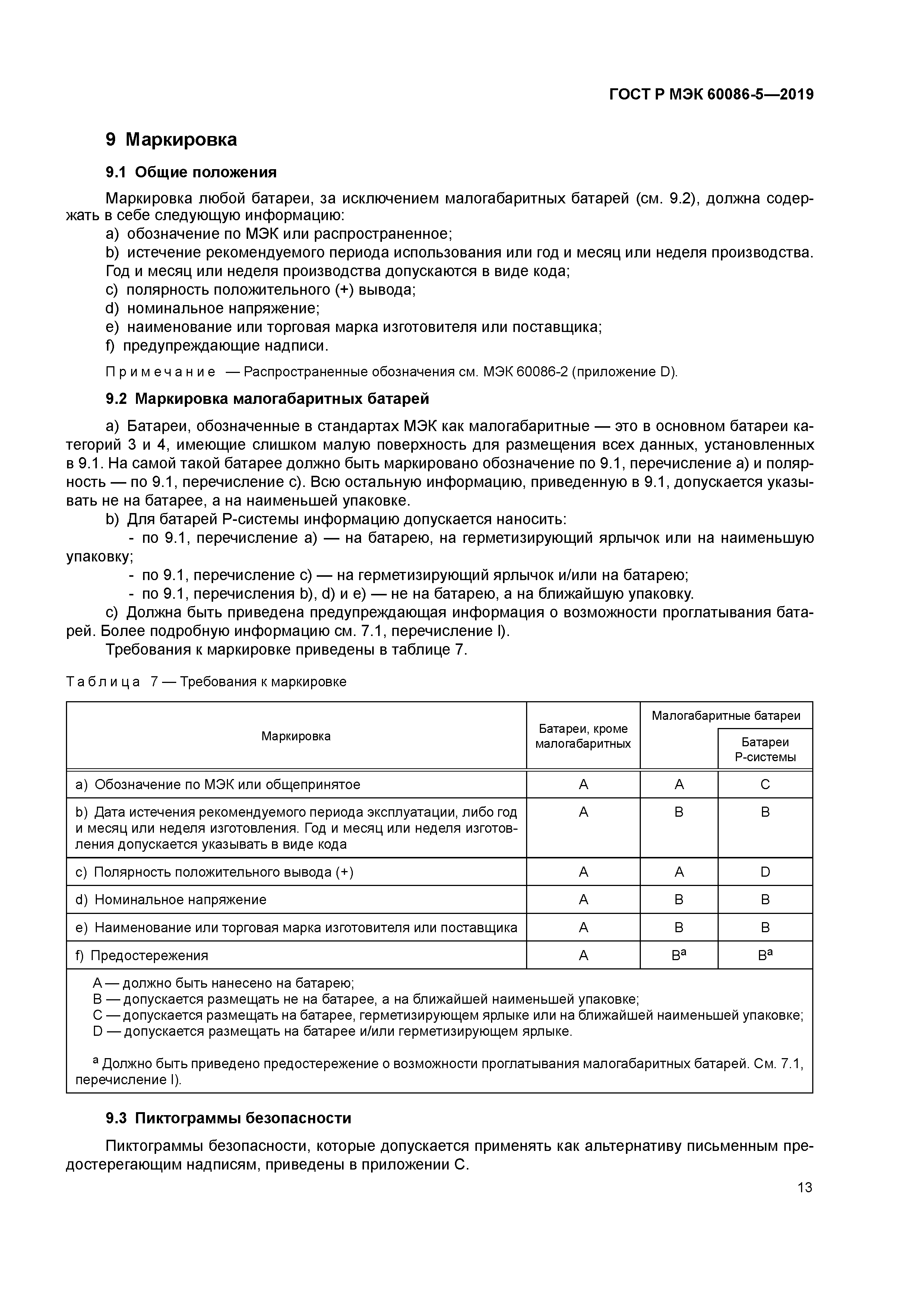 ГОСТ Р МЭК 60086-5-2019