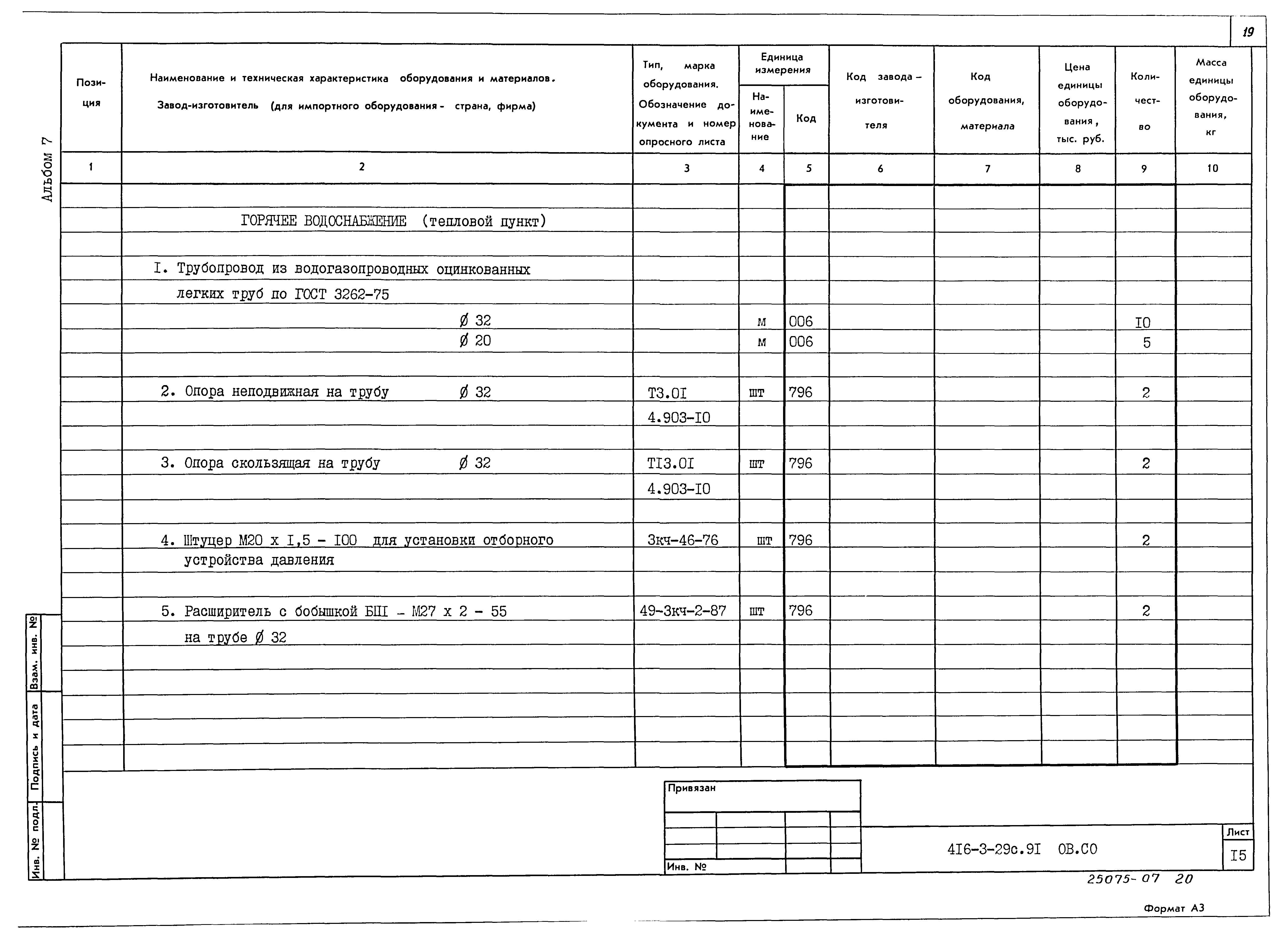 Типовой проект 416-3-29с.91