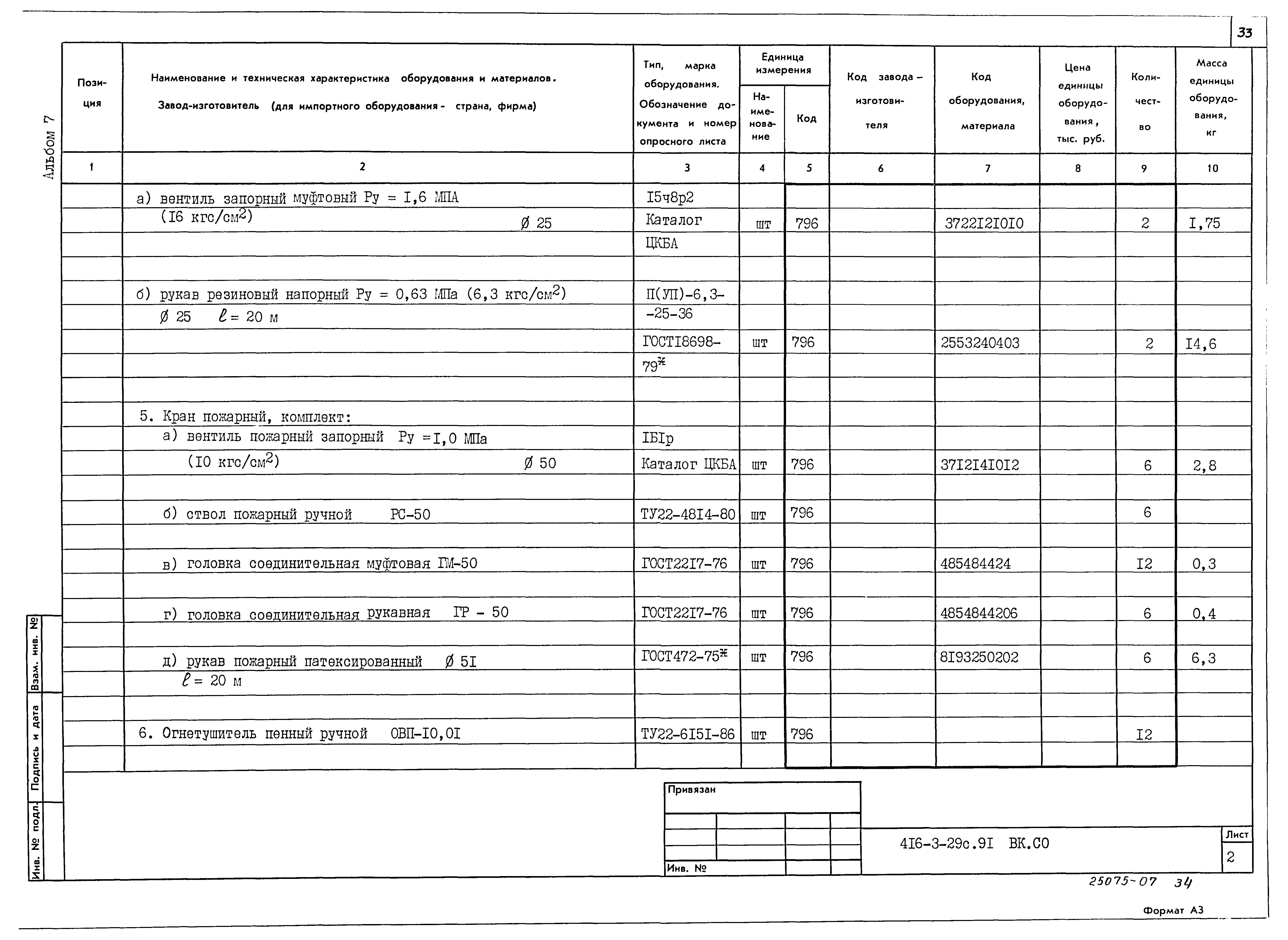 Типовой проект 416-3-29с.91