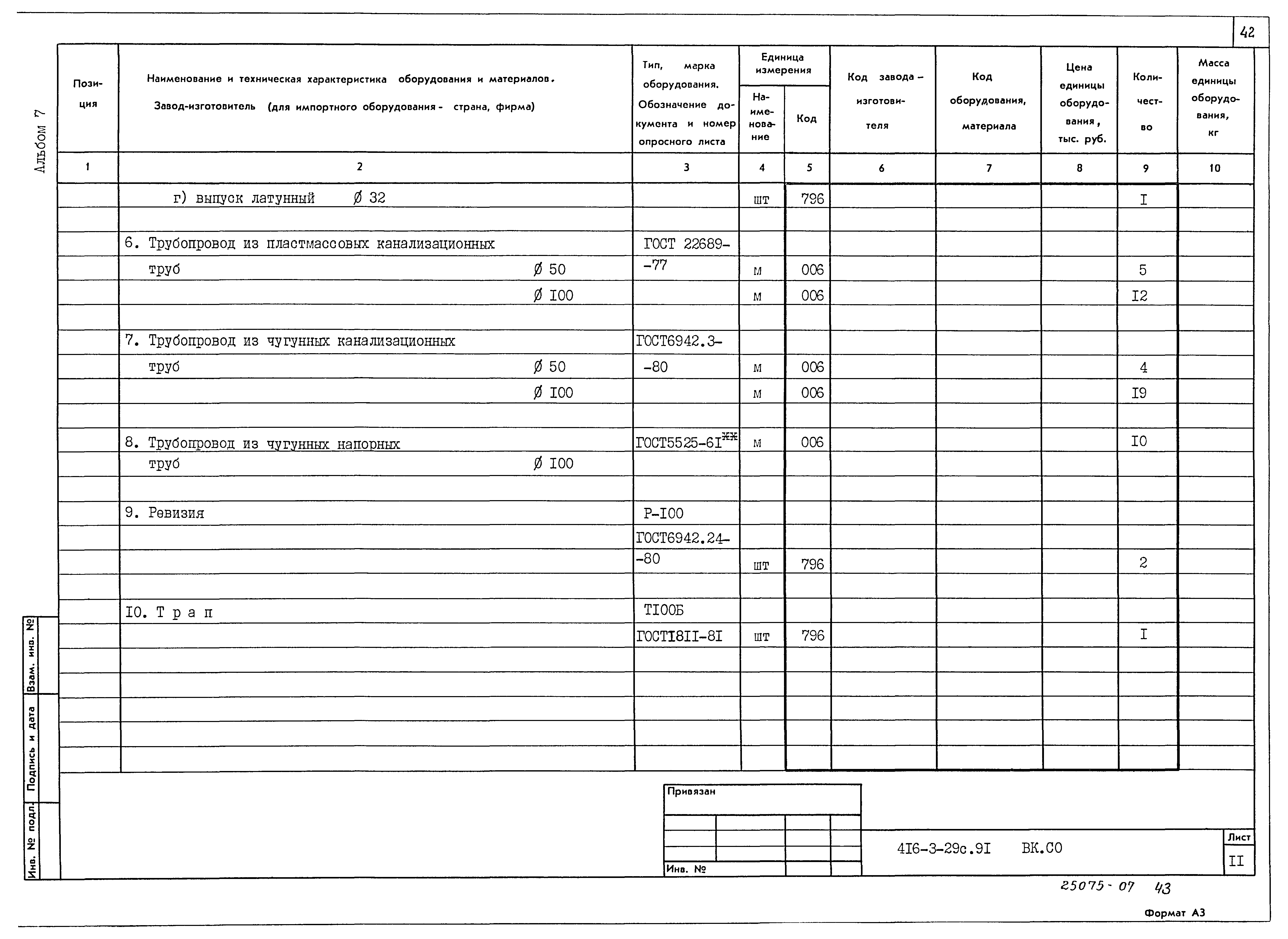 Типовой проект 416-3-29с.91