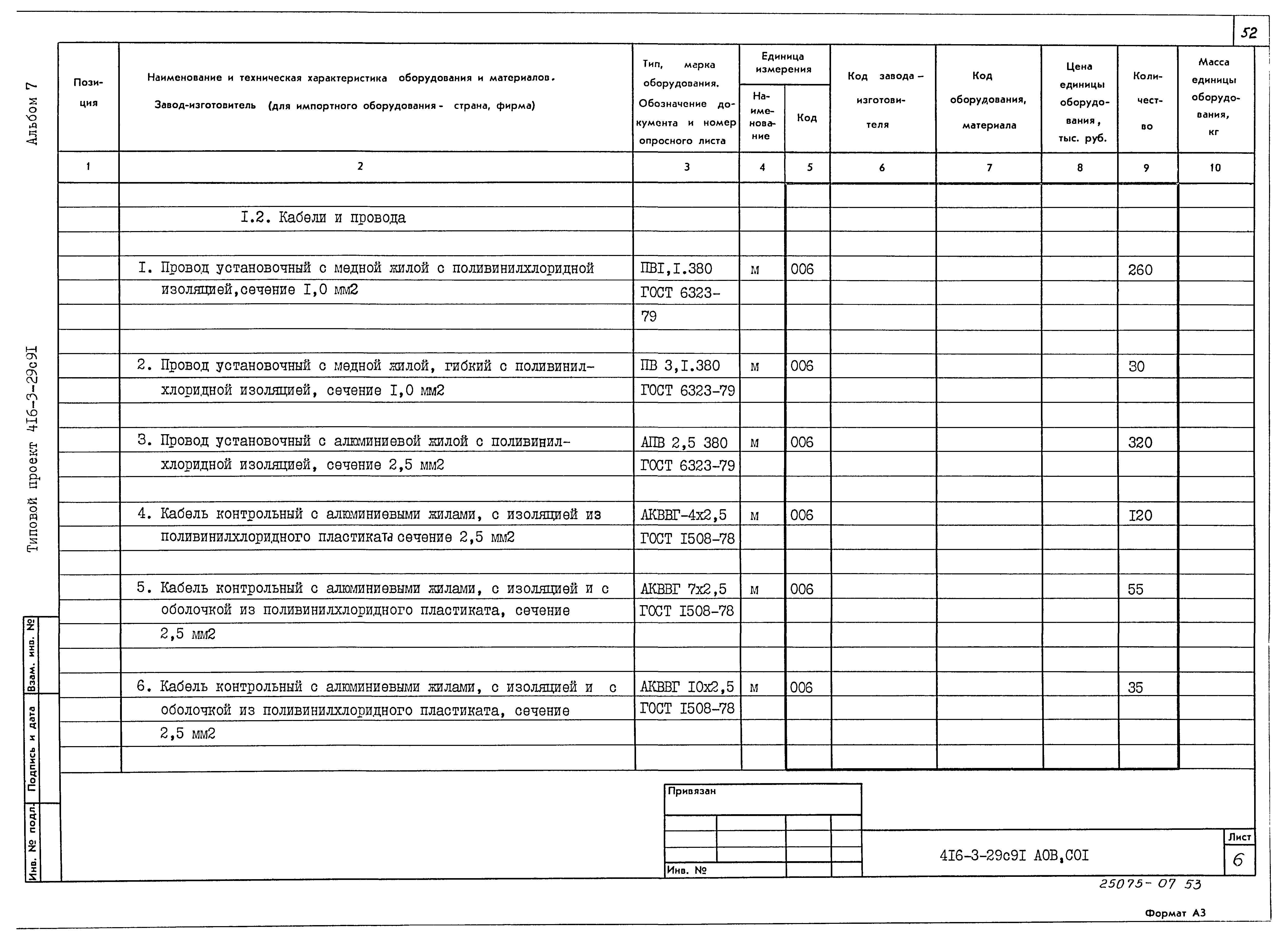 Типовой проект 416-3-29с.91