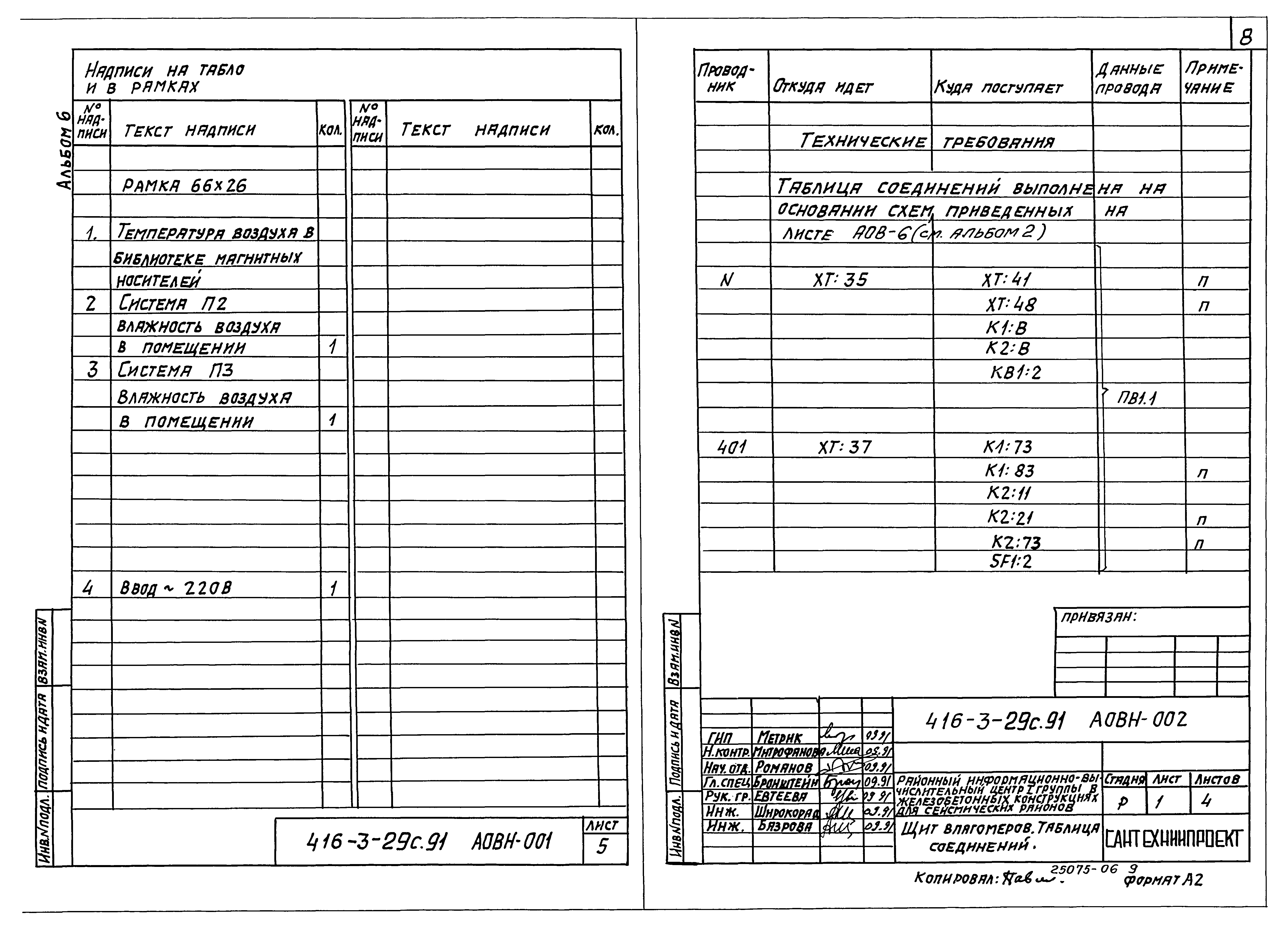 Типовой проект 416-3-29с.91