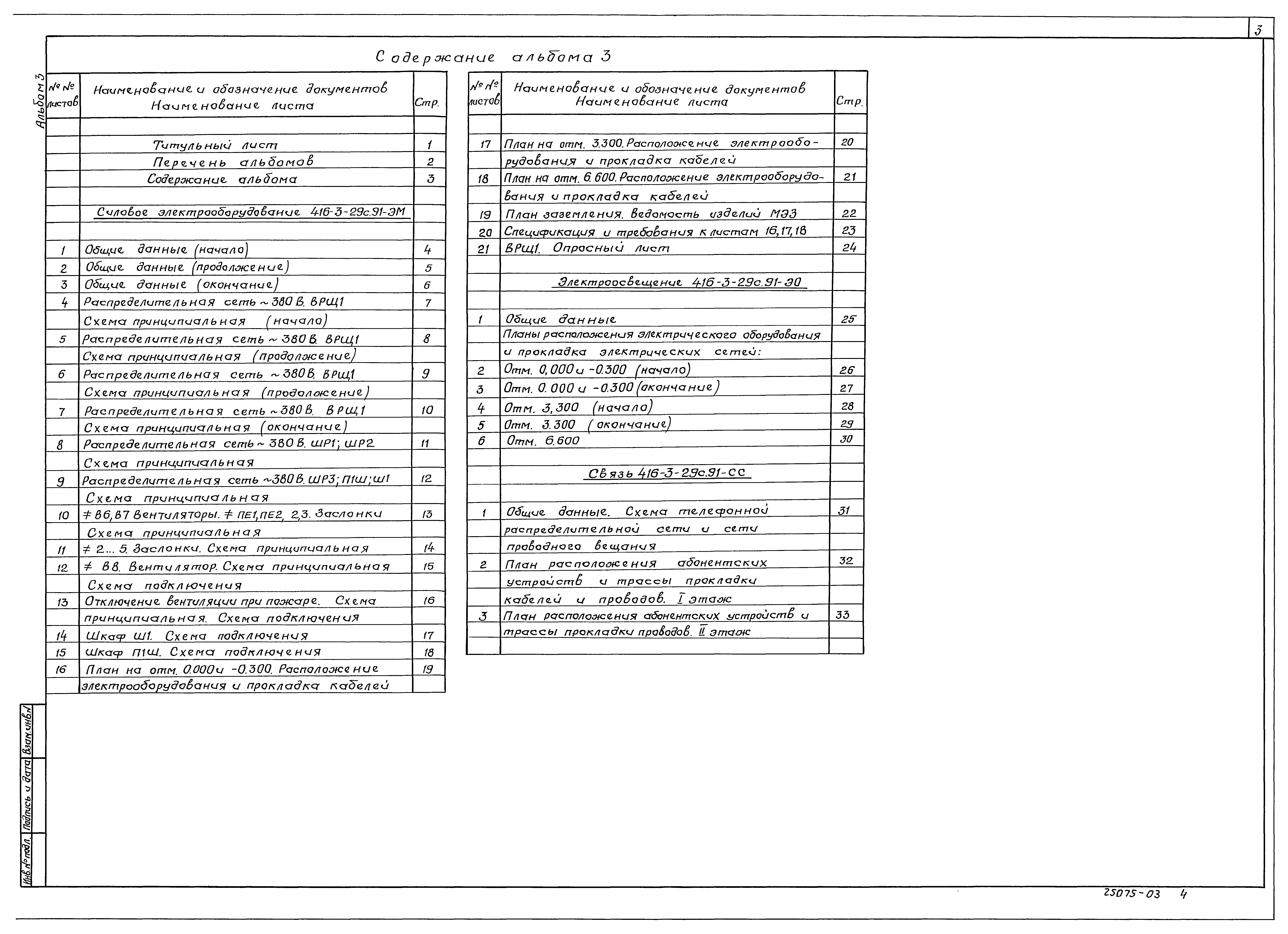 Типовой проект 416-3-29с.91