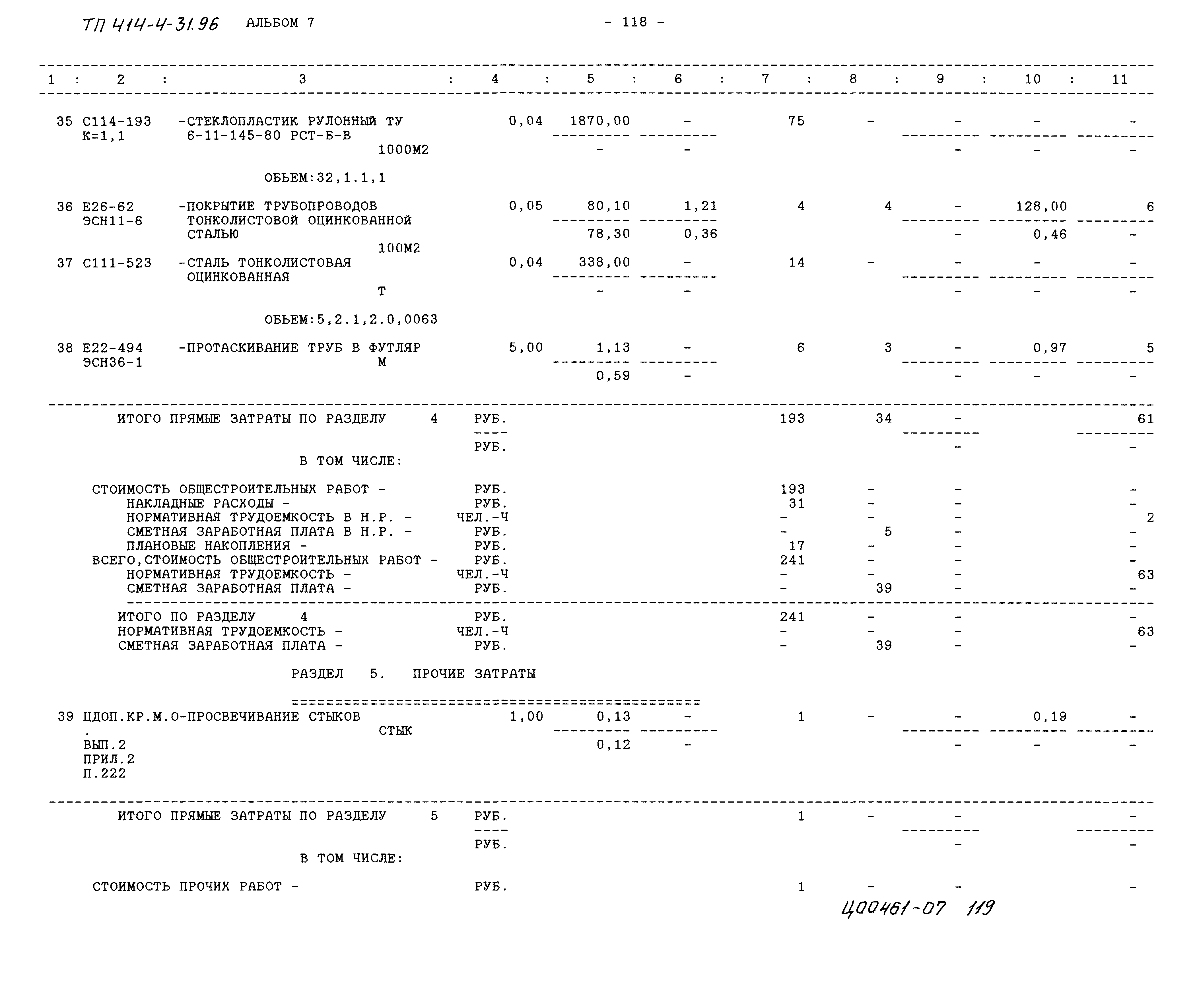 Типовой проект 414-4-31.96