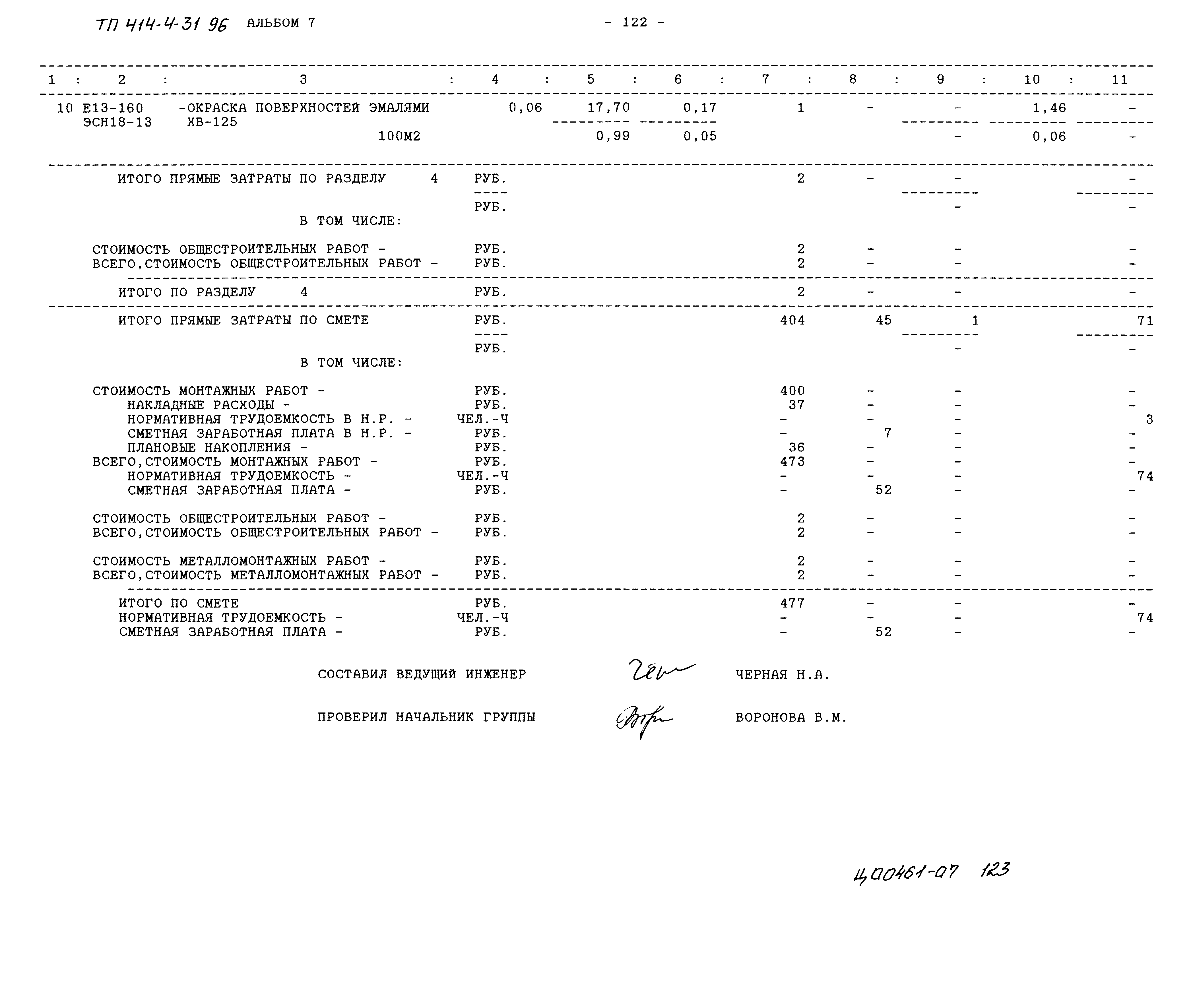 Типовой проект 414-4-31.96