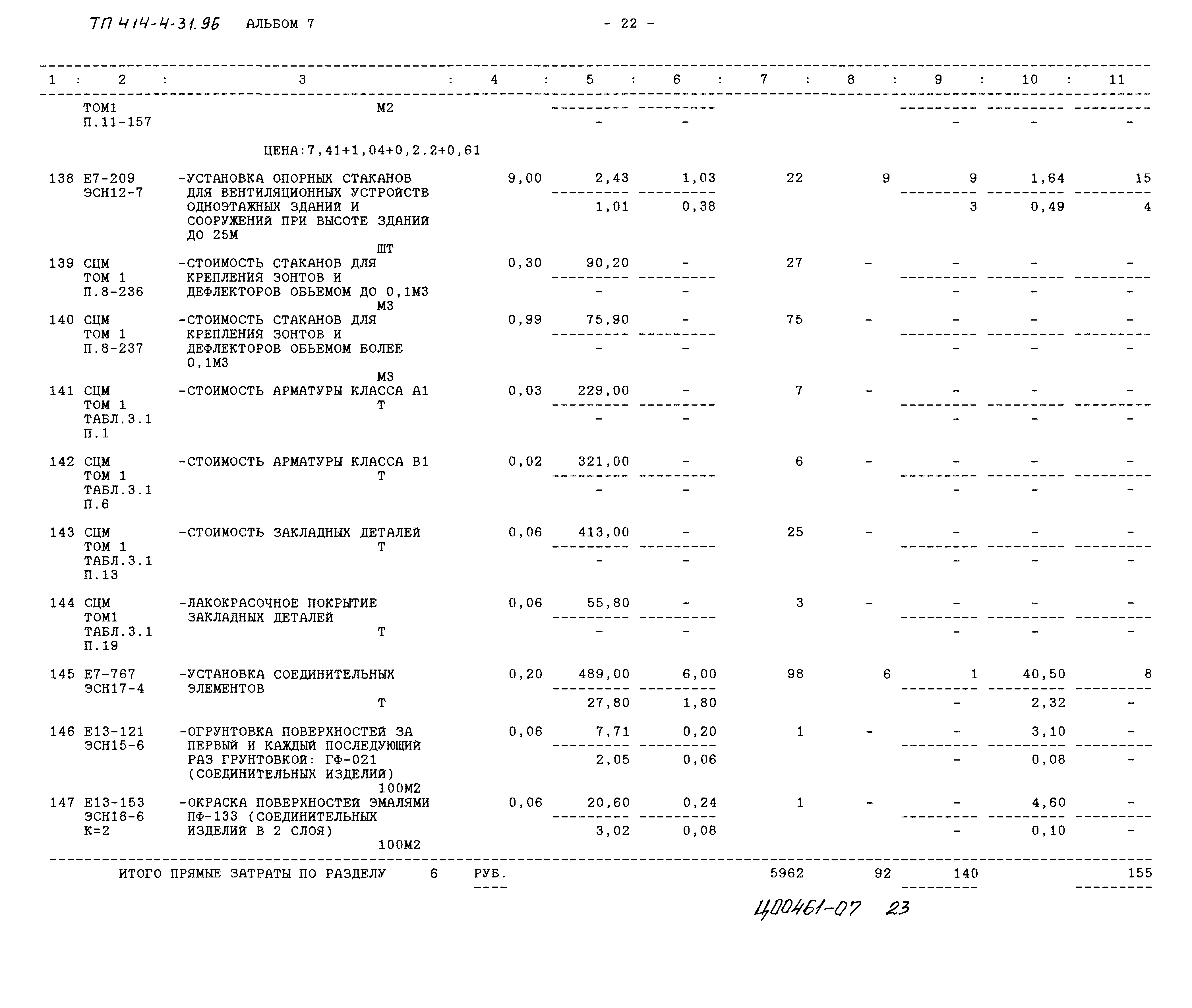 Типовой проект 414-4-31.96