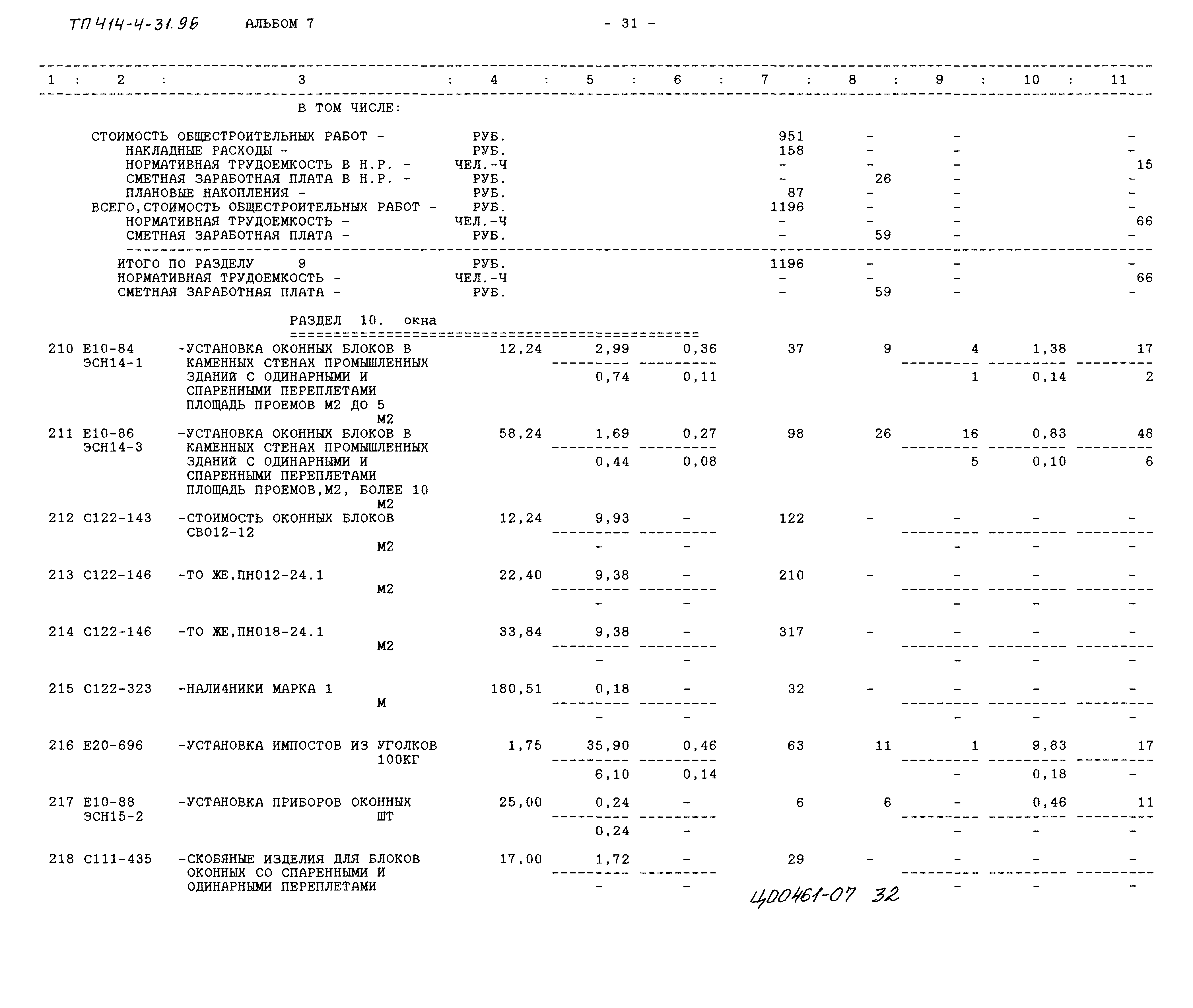 Типовой проект 414-4-31.96