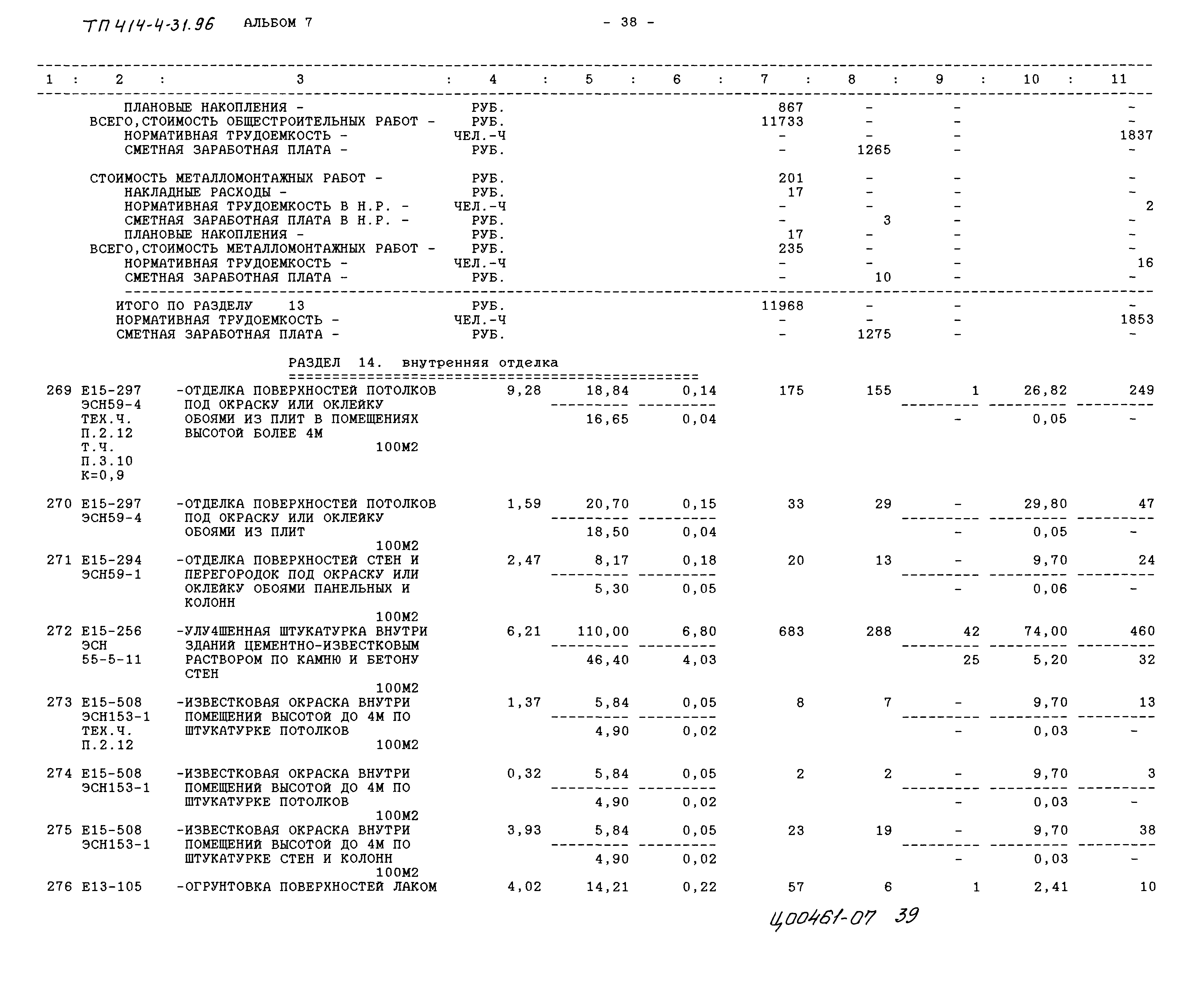 Типовой проект 414-4-31.96