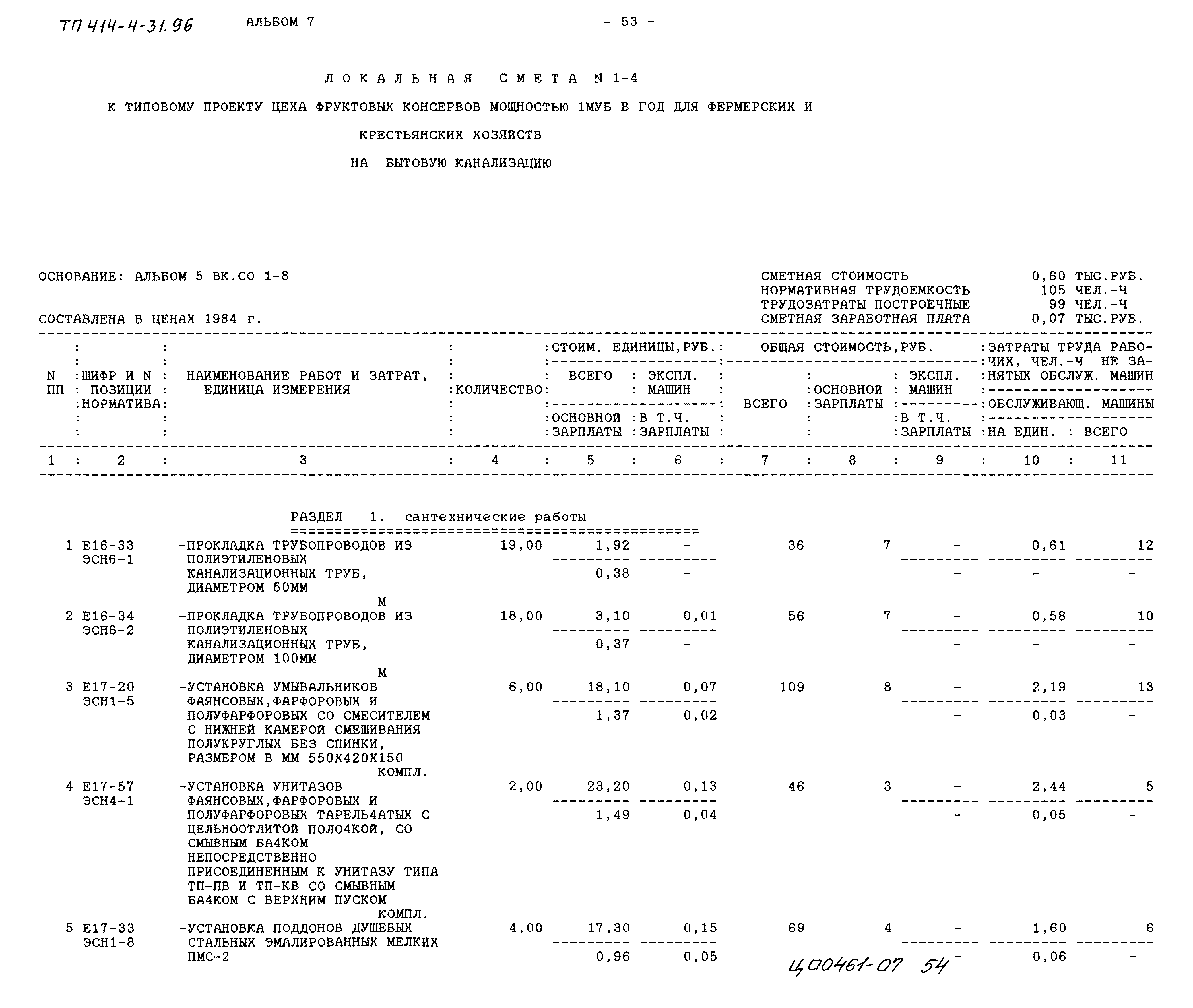 Типовой проект 414-4-31.96