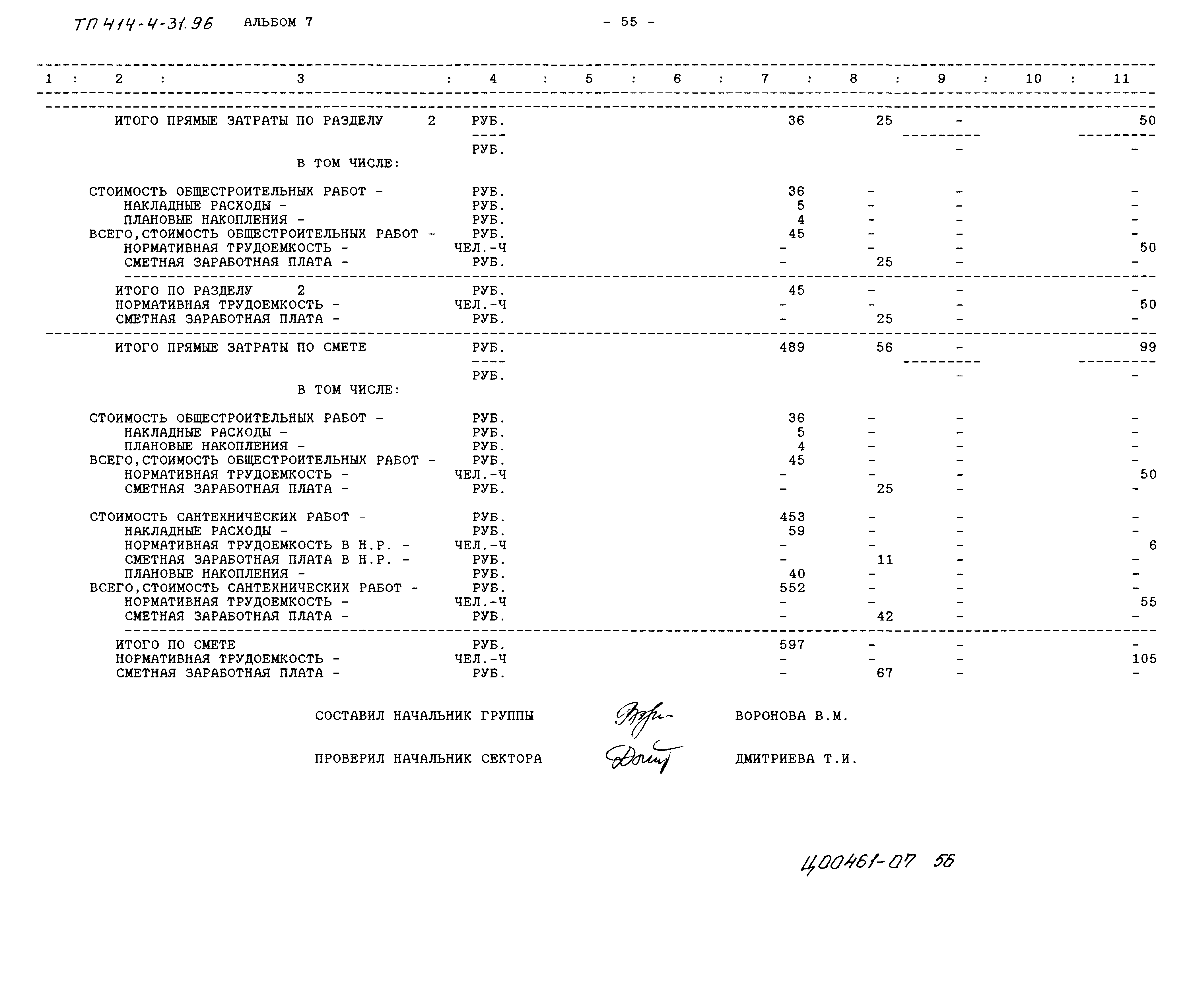 Типовой проект 414-4-31.96