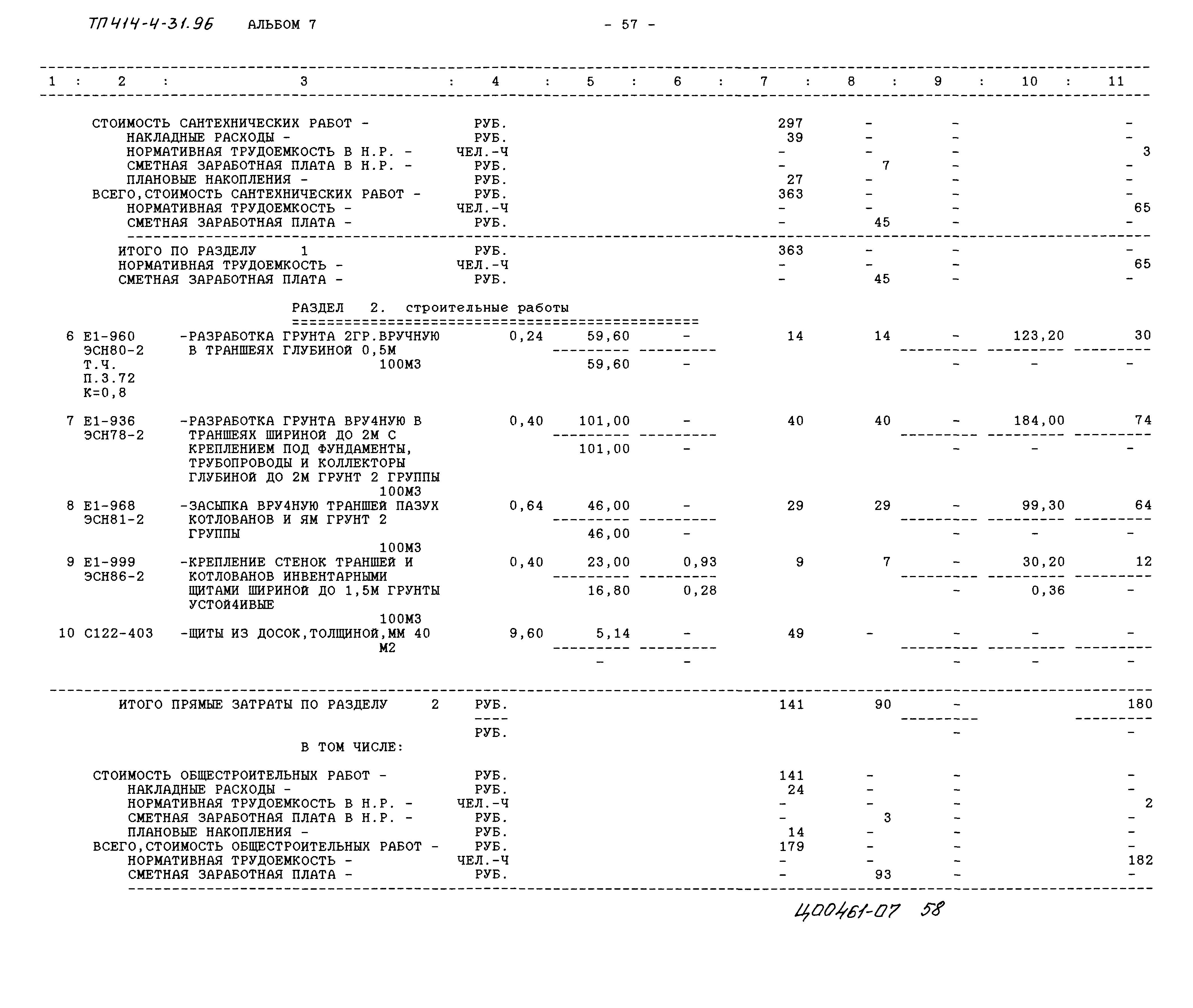 Типовой проект 414-4-31.96