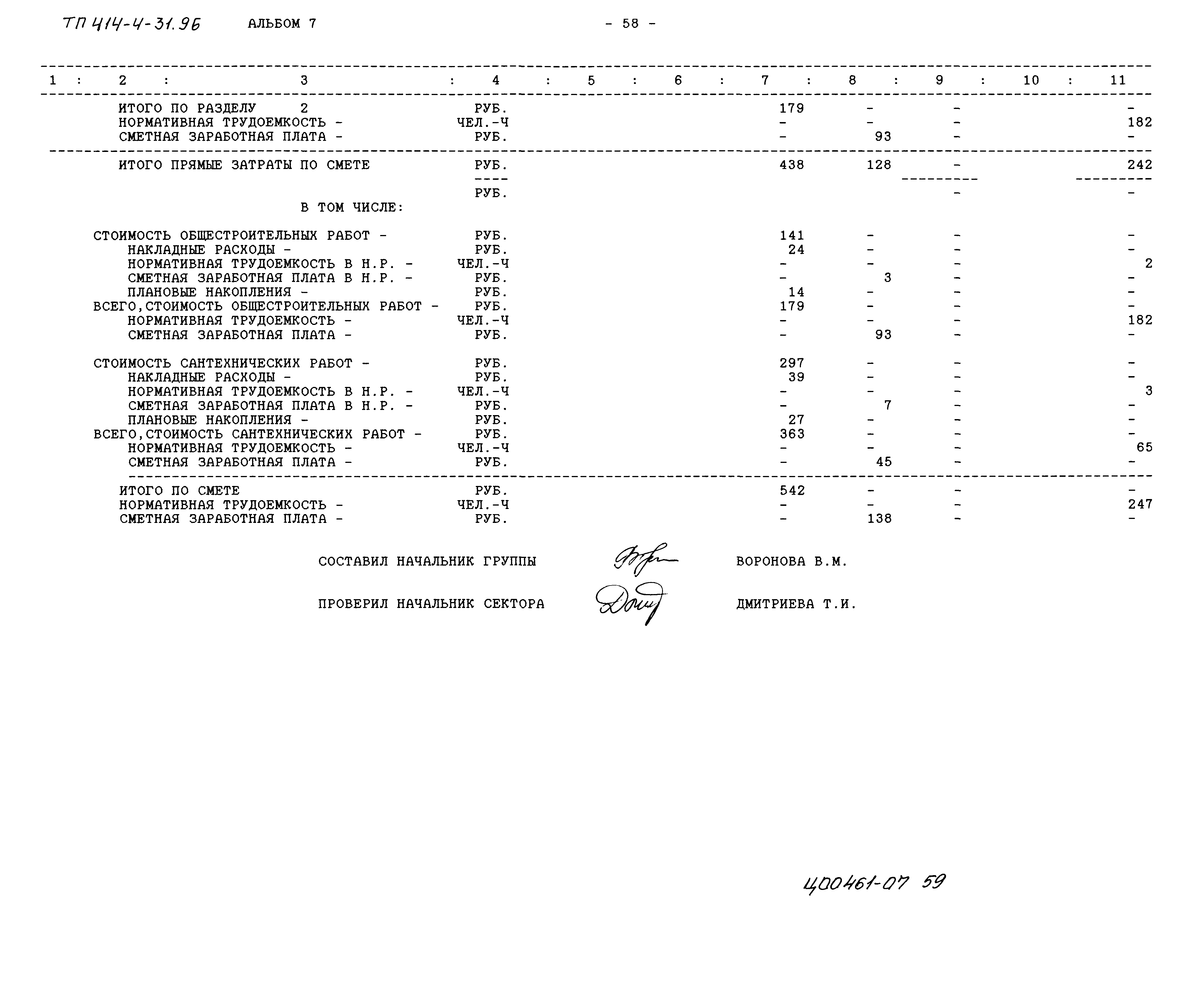Типовой проект 414-4-31.96