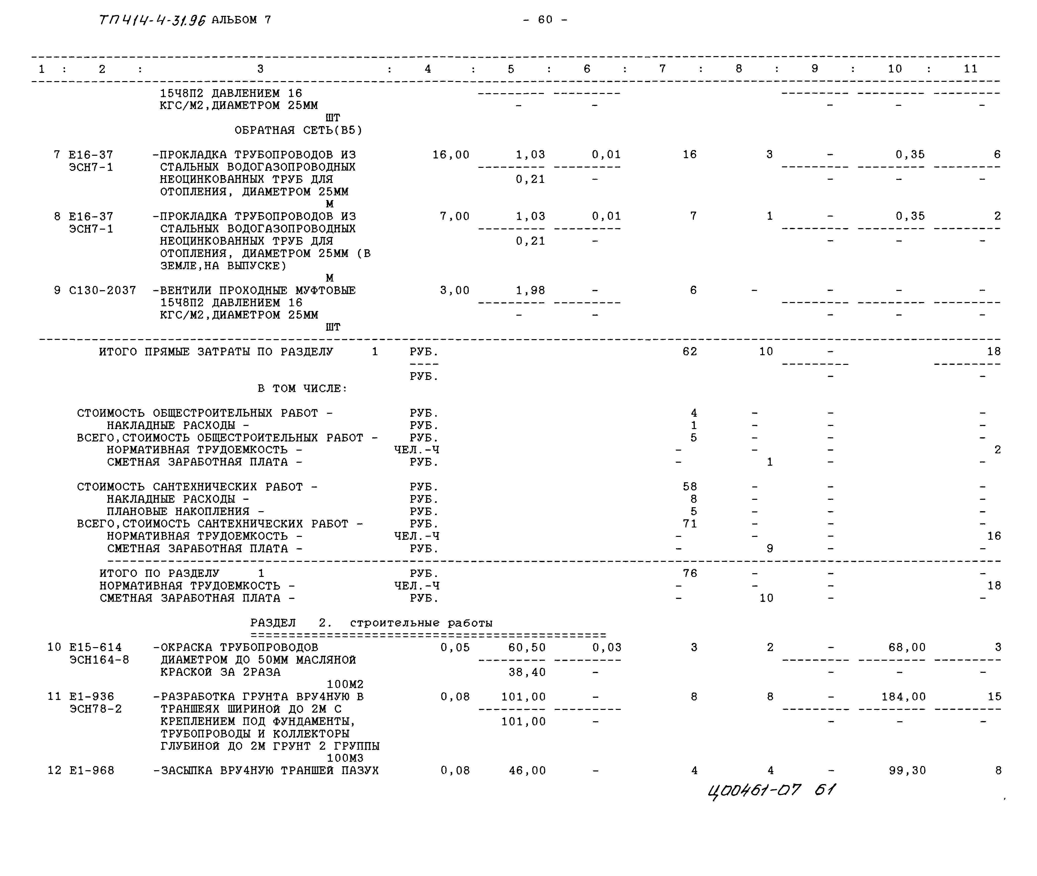 Типовой проект 414-4-31.96