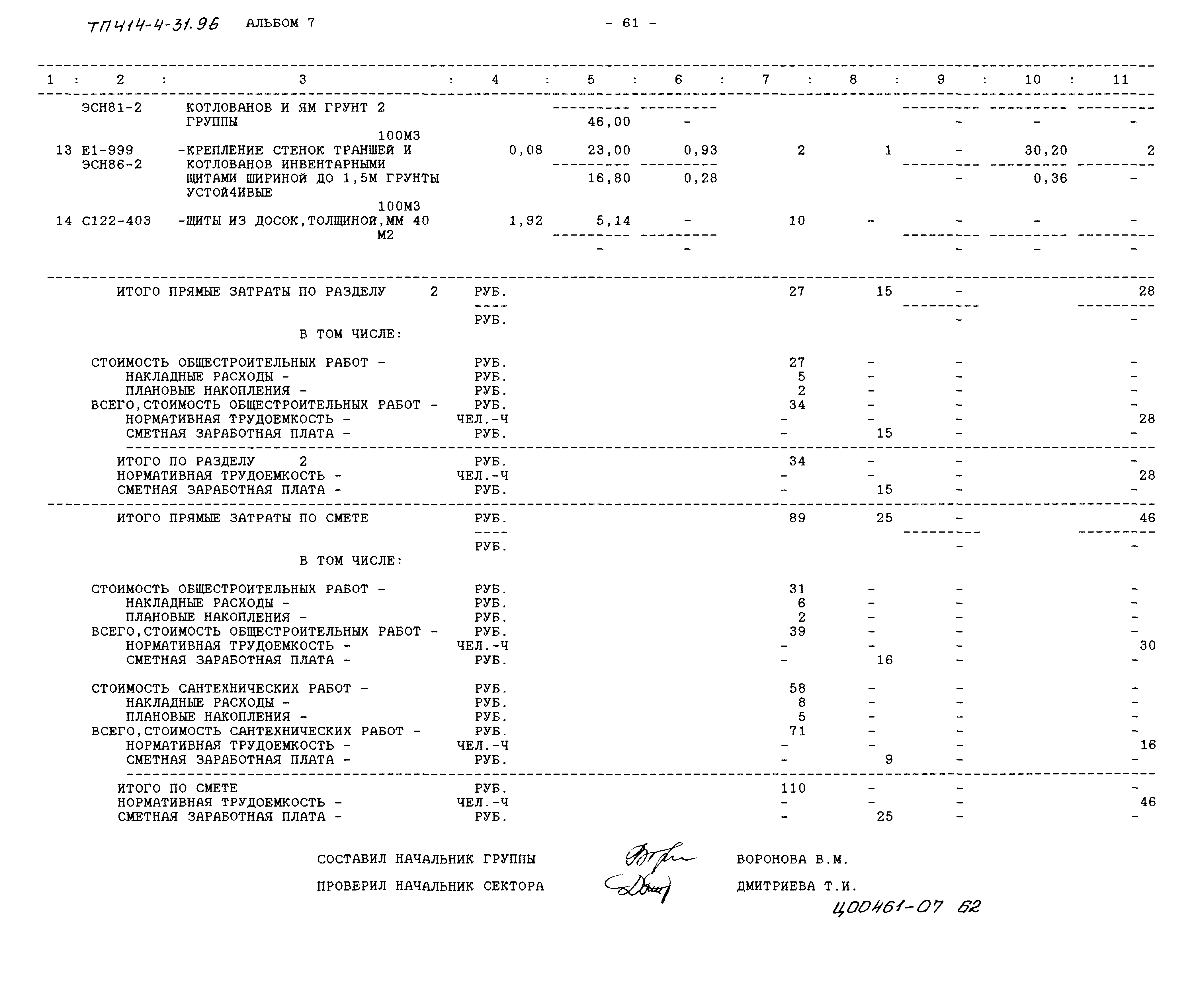 Типовой проект 414-4-31.96
