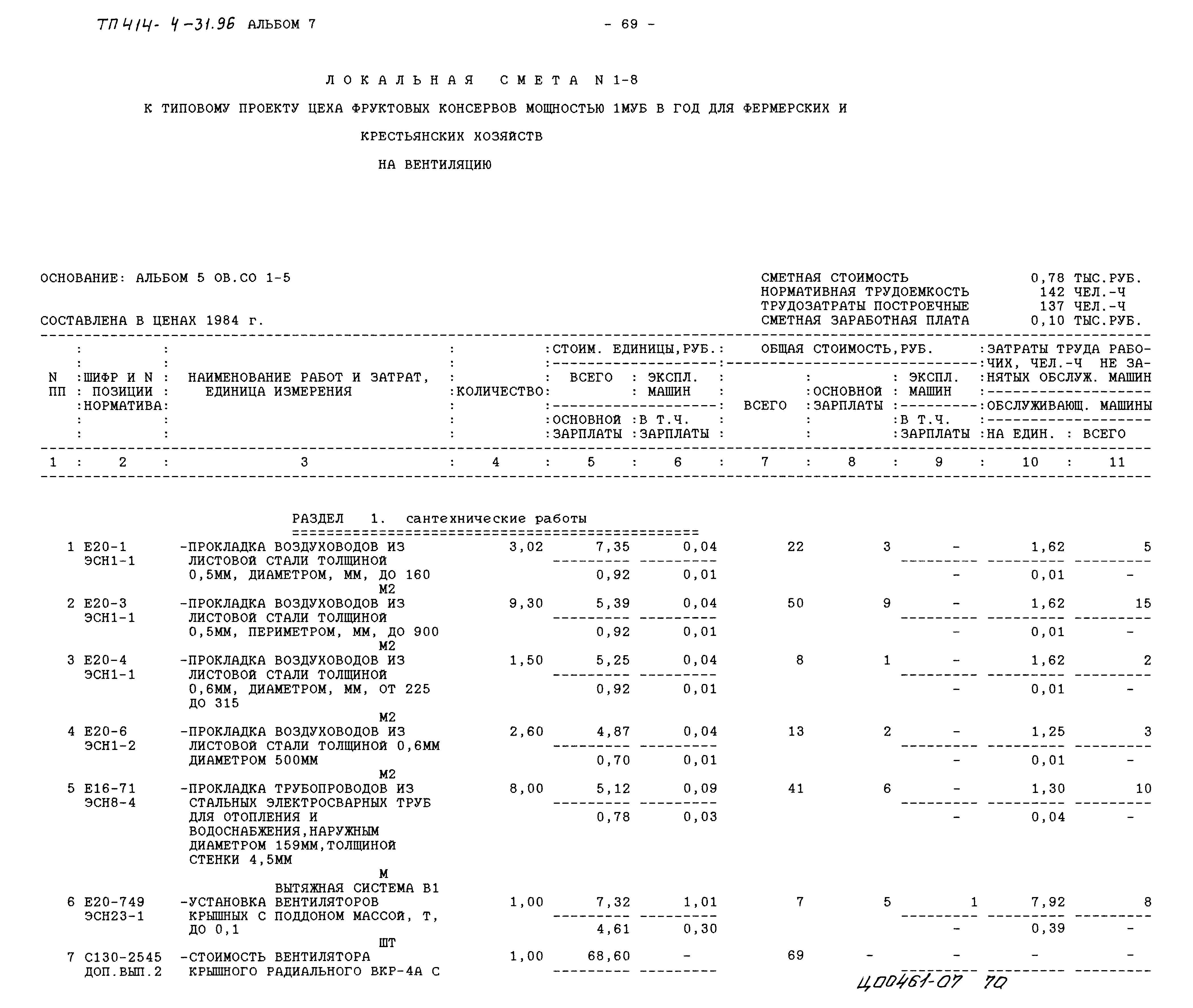 Типовой проект 414-4-31.96