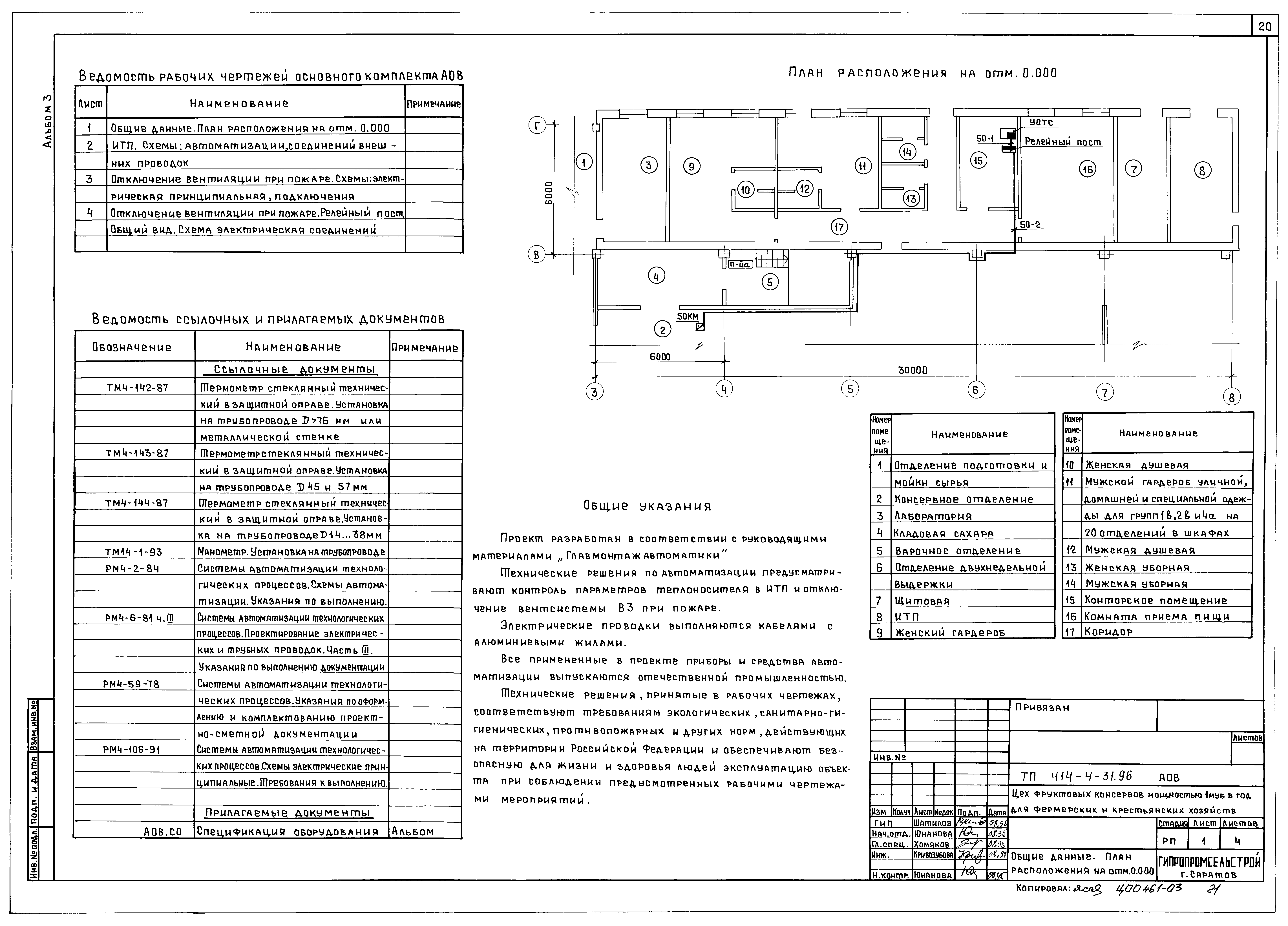 Типовой проект 414-4-31.96