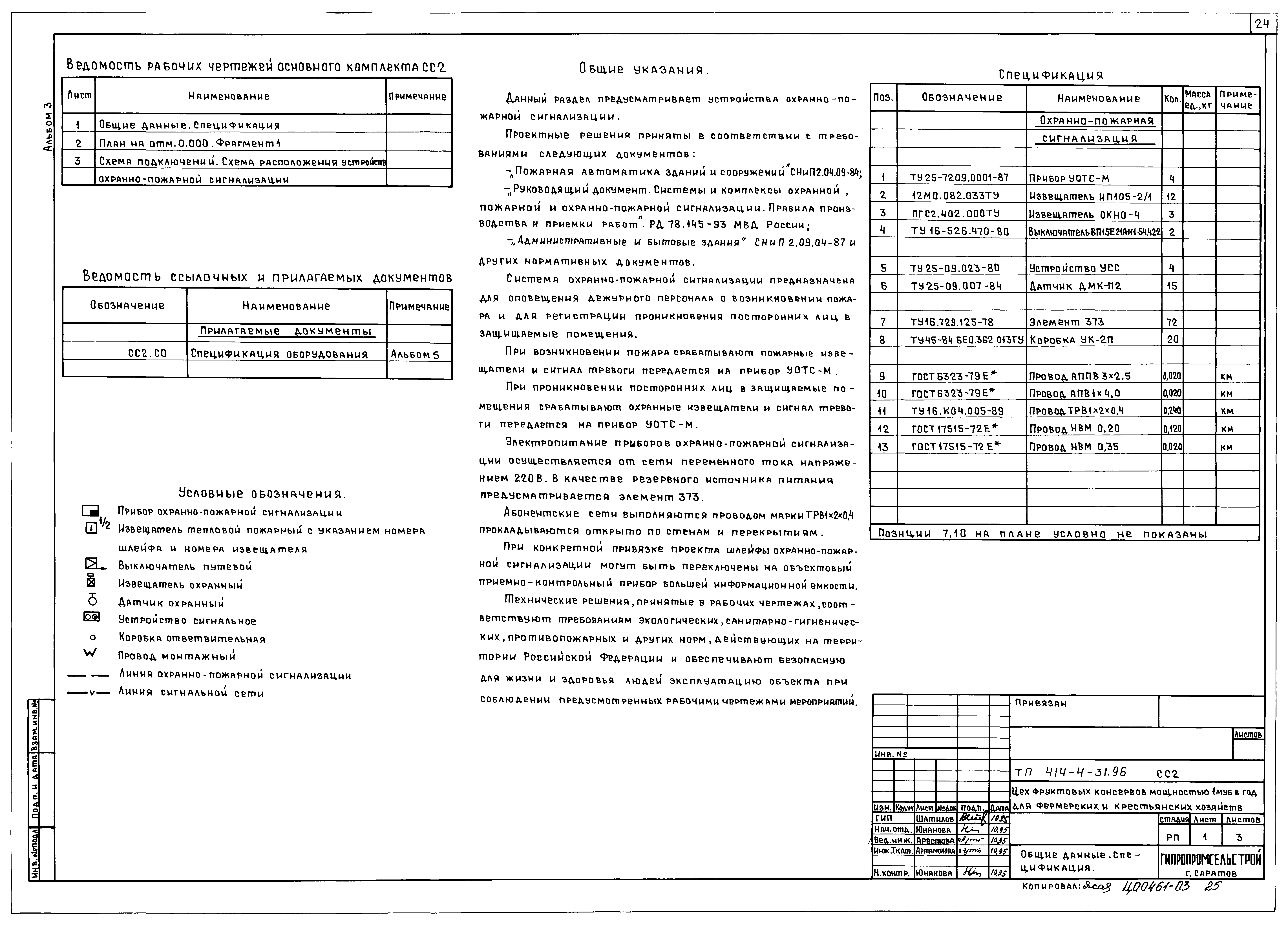 Типовой проект 414-4-31.96