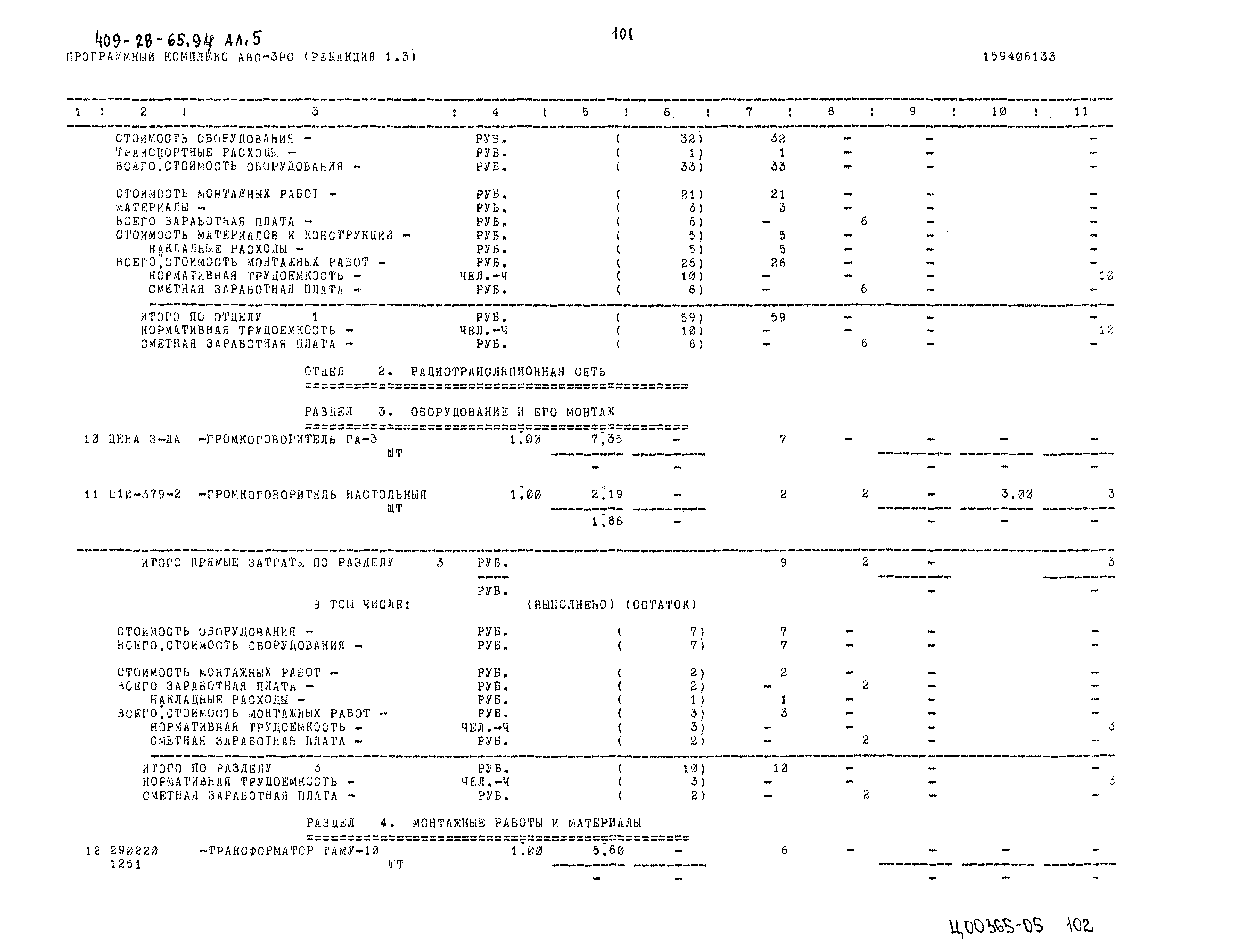 Типовой проект 409-28-65.94