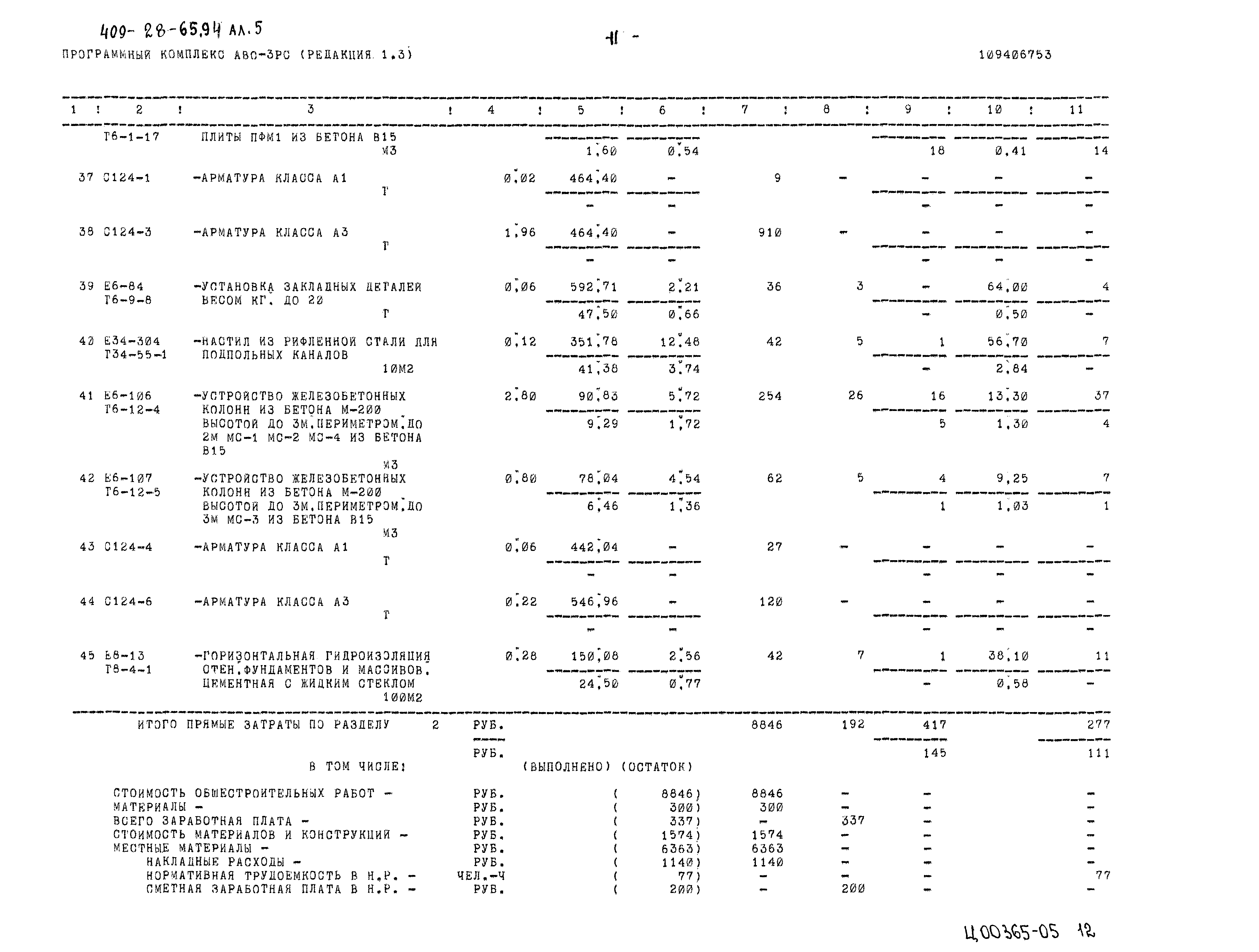 Типовой проект 409-28-65.94