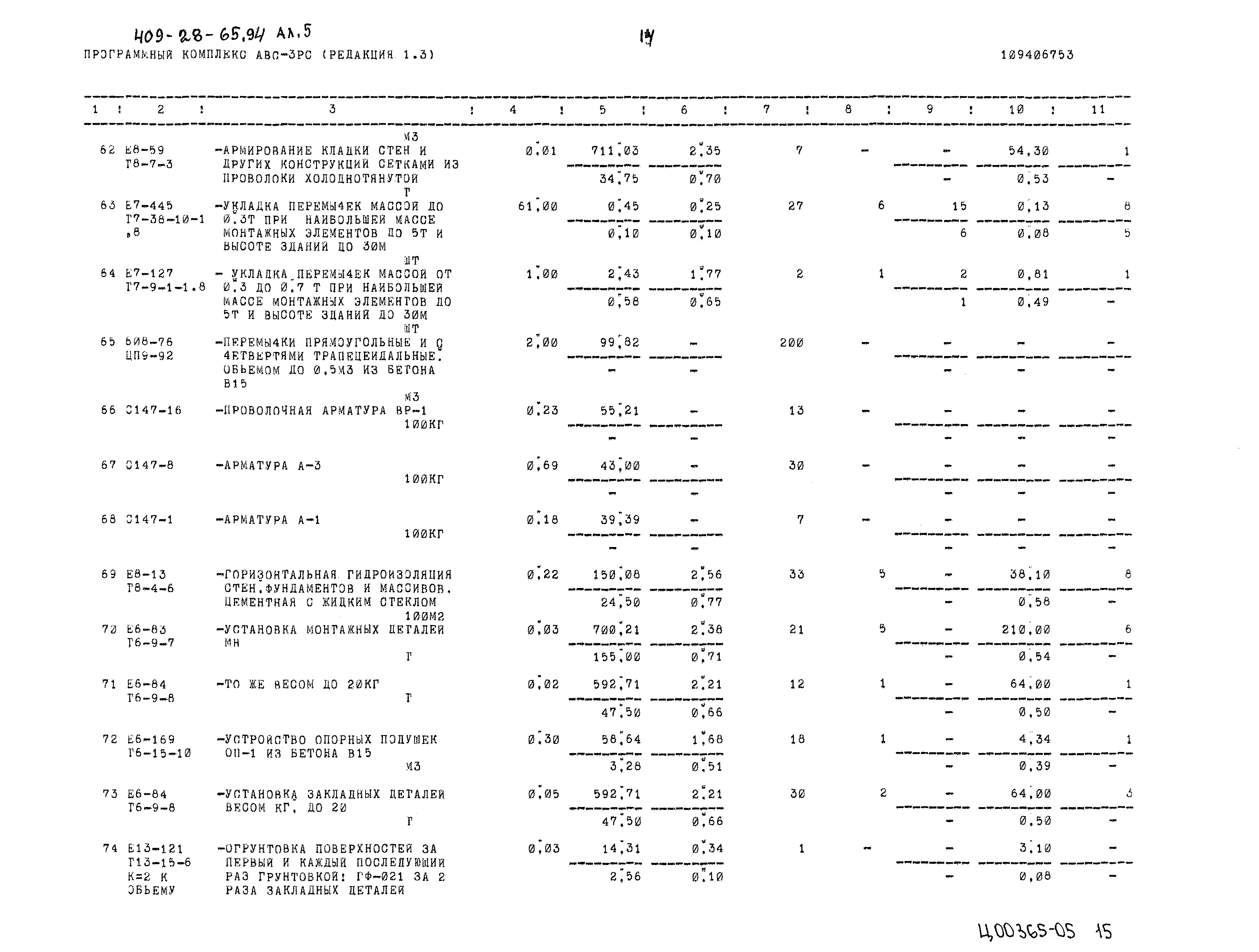 Типовой проект 409-28-65.94
