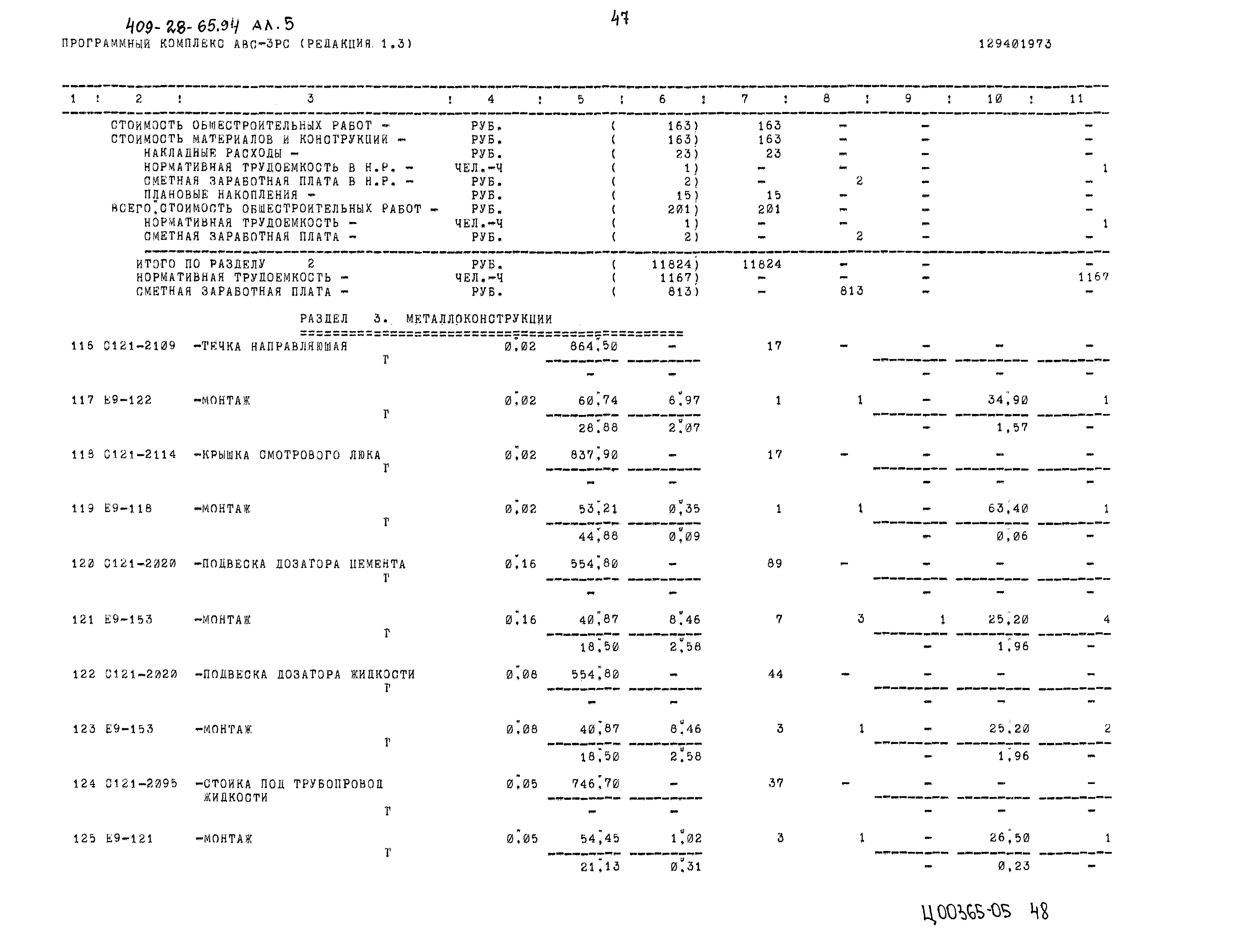 Типовой проект 409-28-65.94