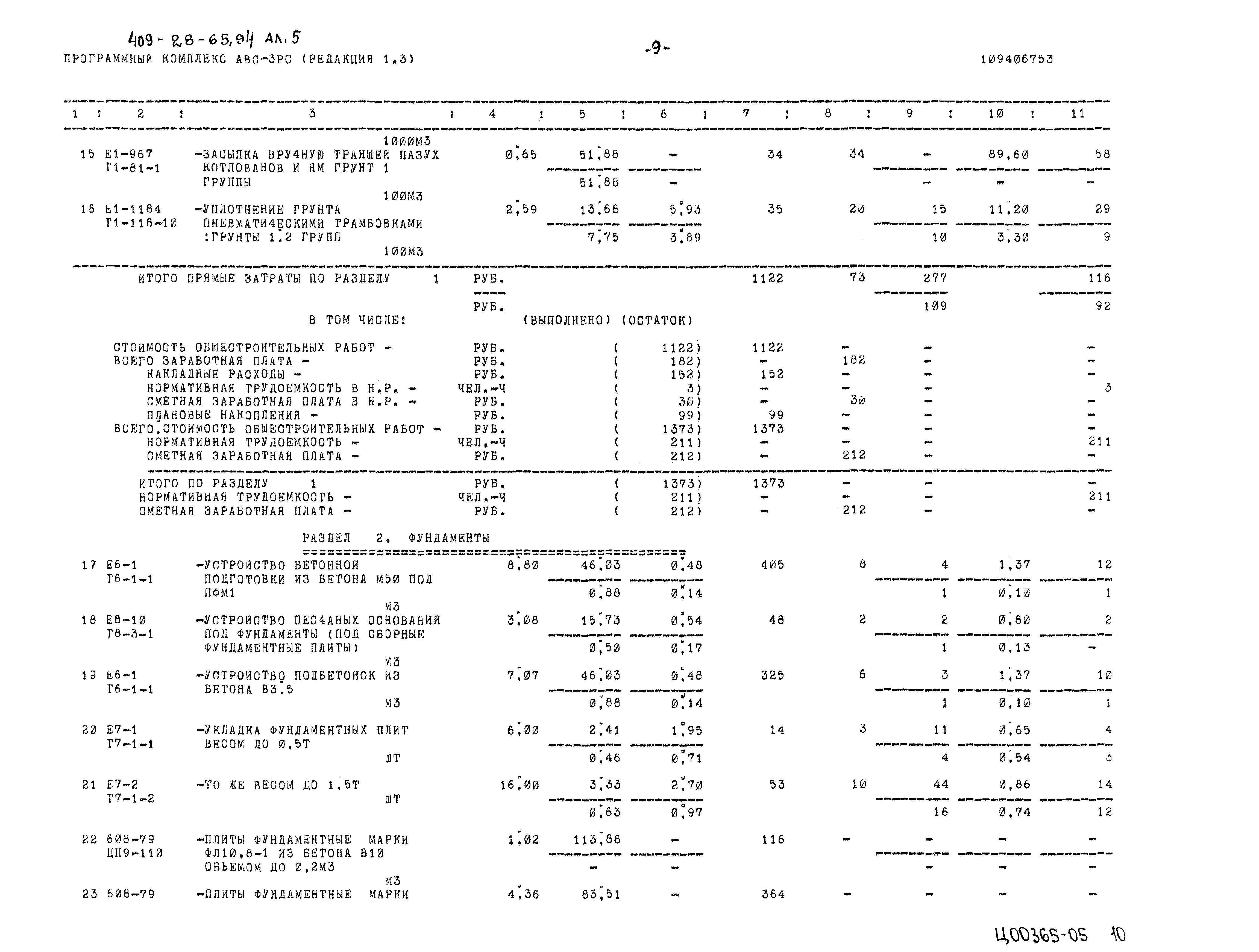 Типовой проект 409-28-65.94