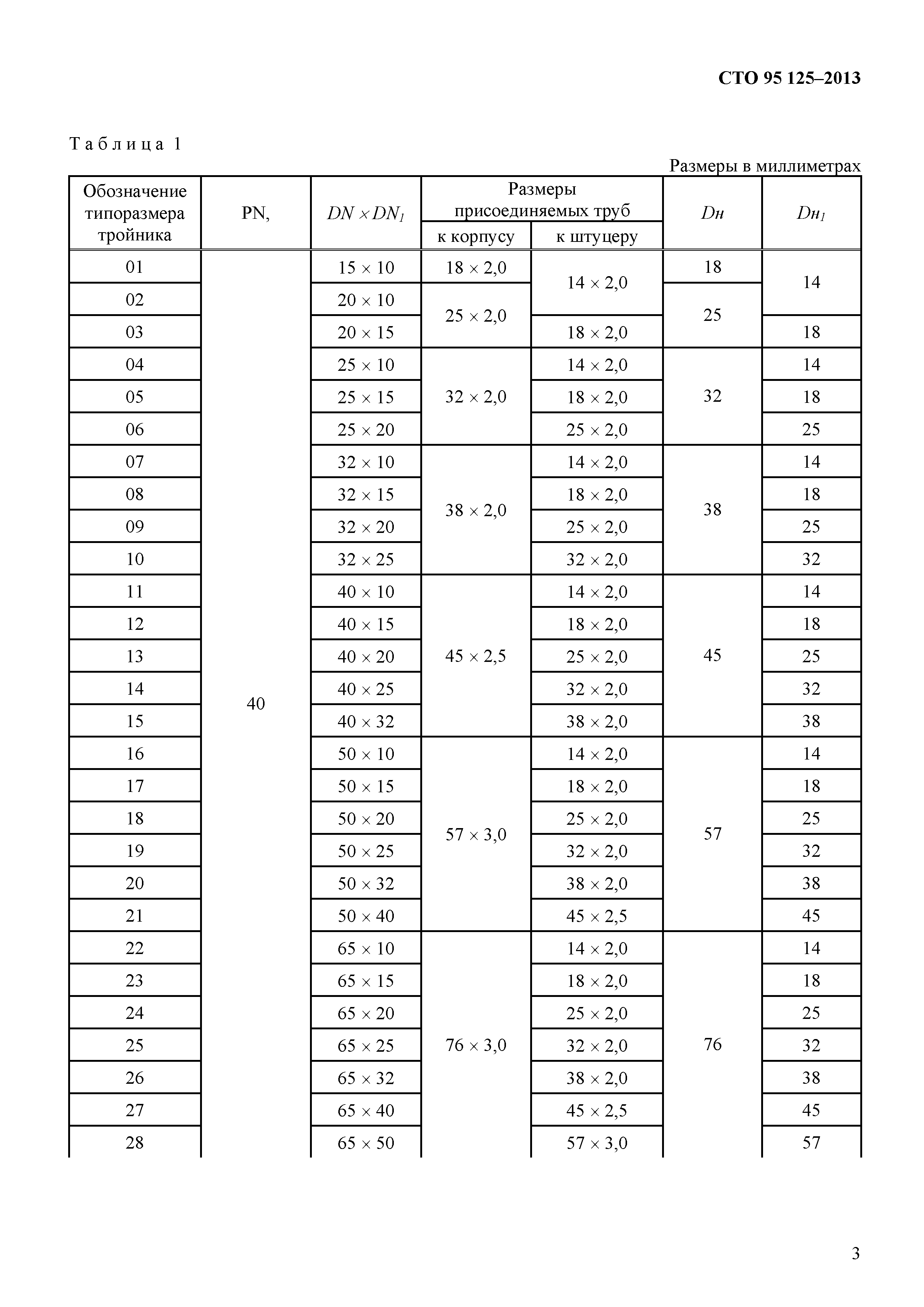 СТО 95 125-2013