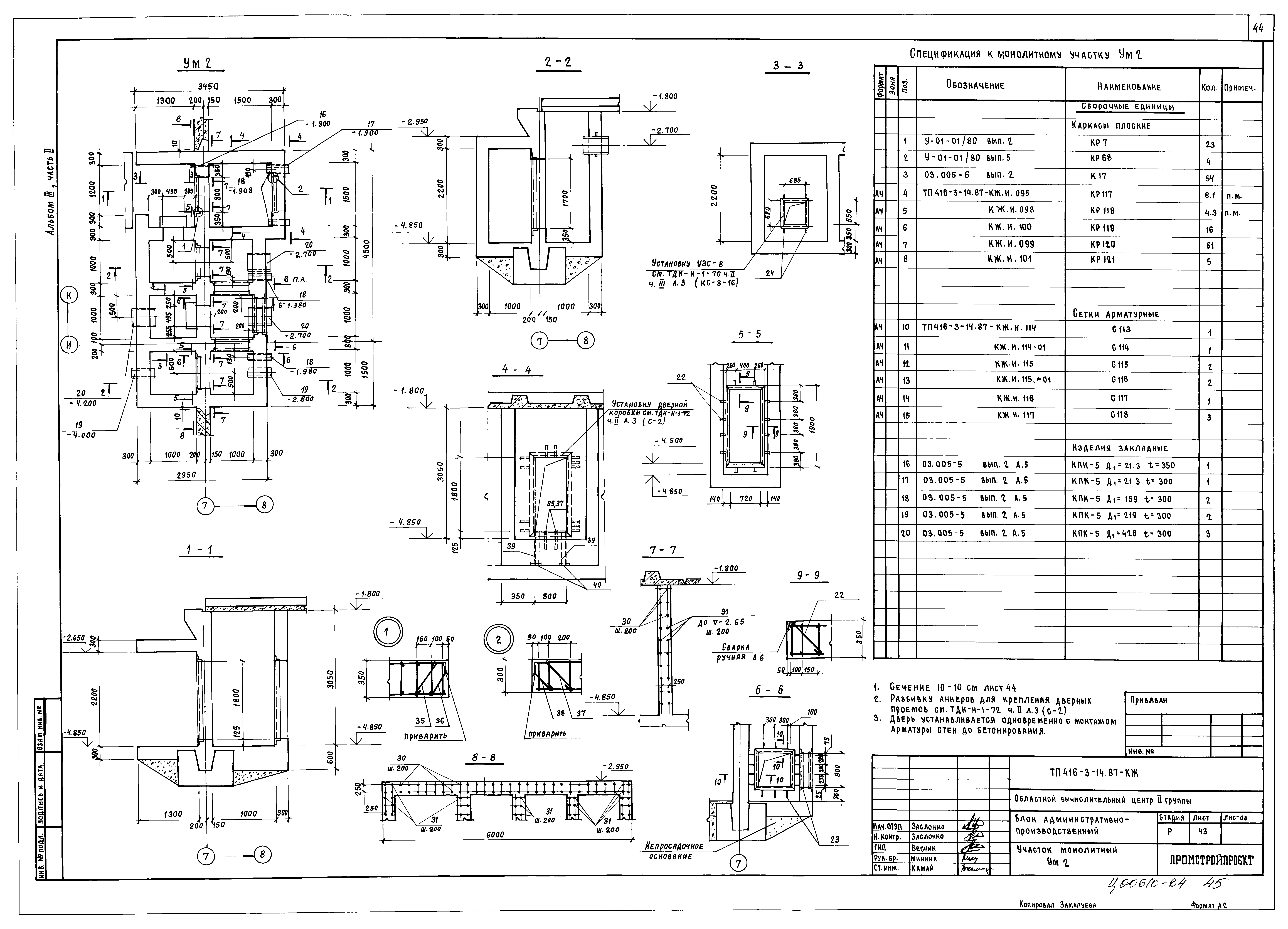 Типовой проект 416-3-14.87