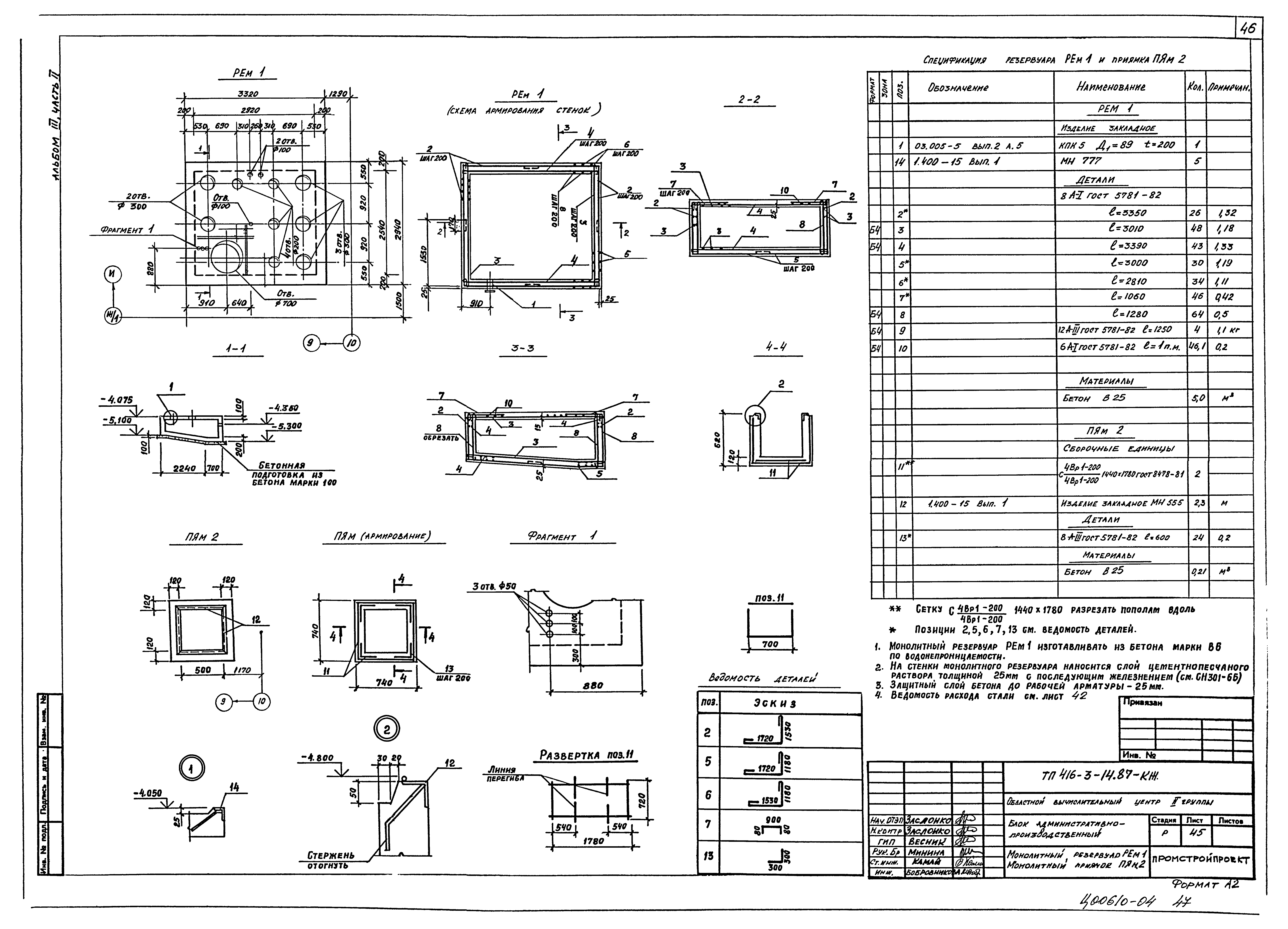 Типовой проект 416-3-14.87