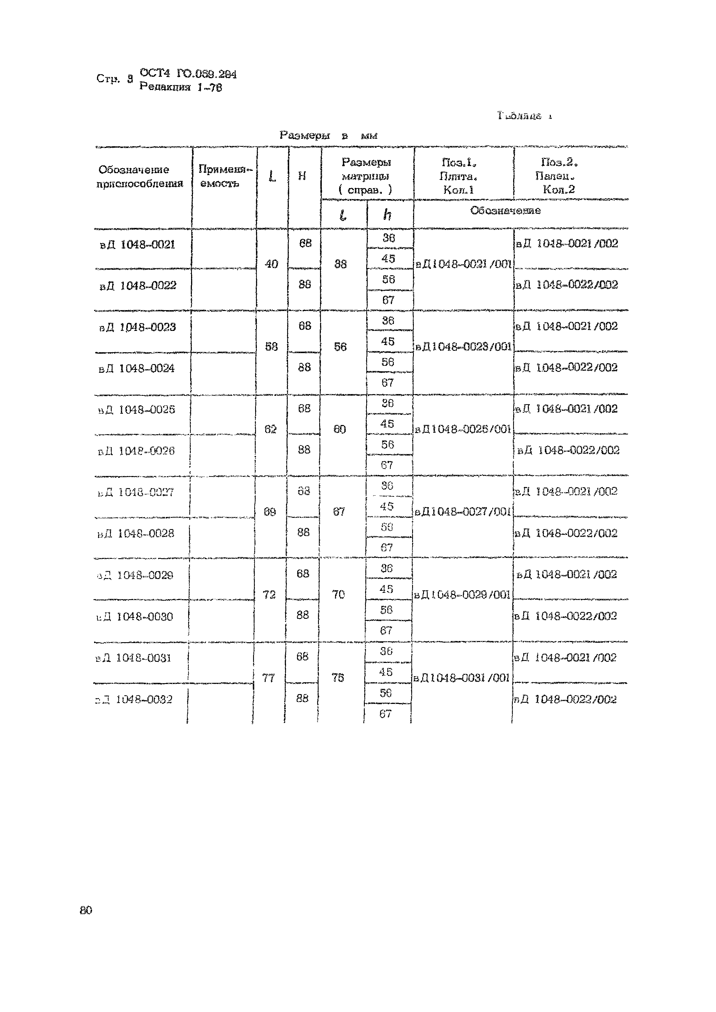 ОСТ 4 Г0.059.294